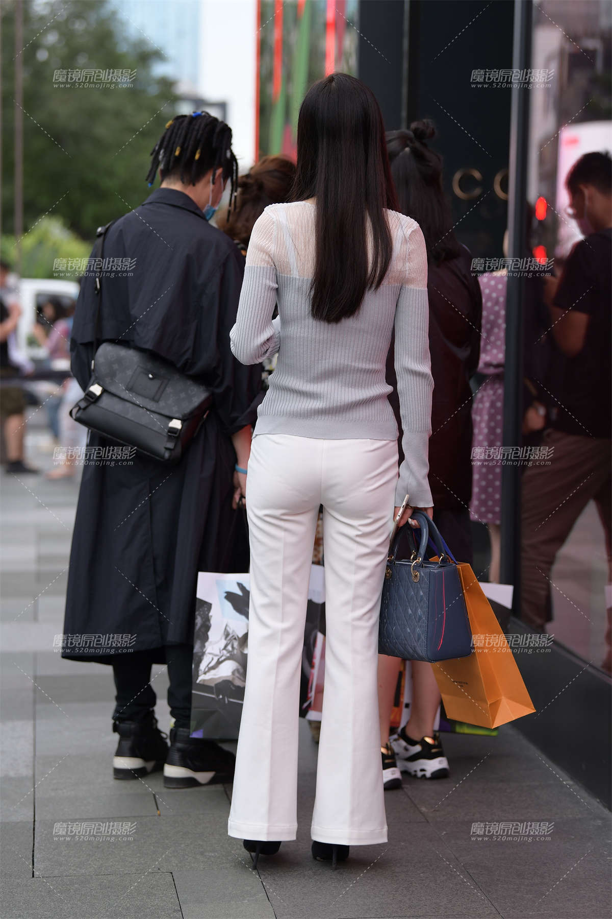 图片[2]-性感白裤~-日更街拍