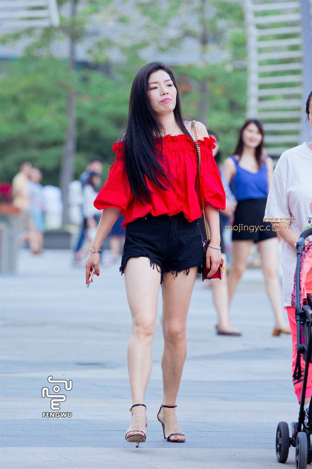 图片[2]-热裤，裸腿，凉高（12）-日更街拍