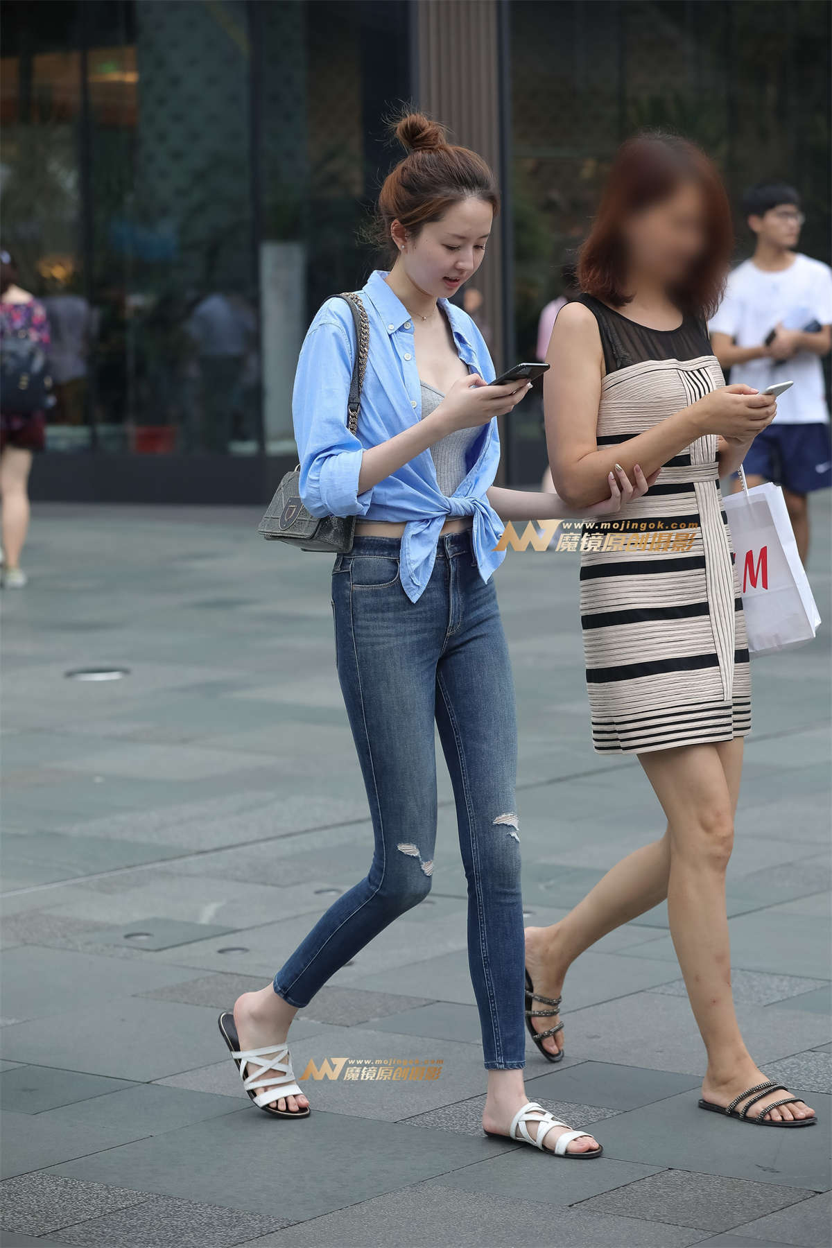 【凯恩赛帖】苗条大长腿 人美 腿也美-日更街拍