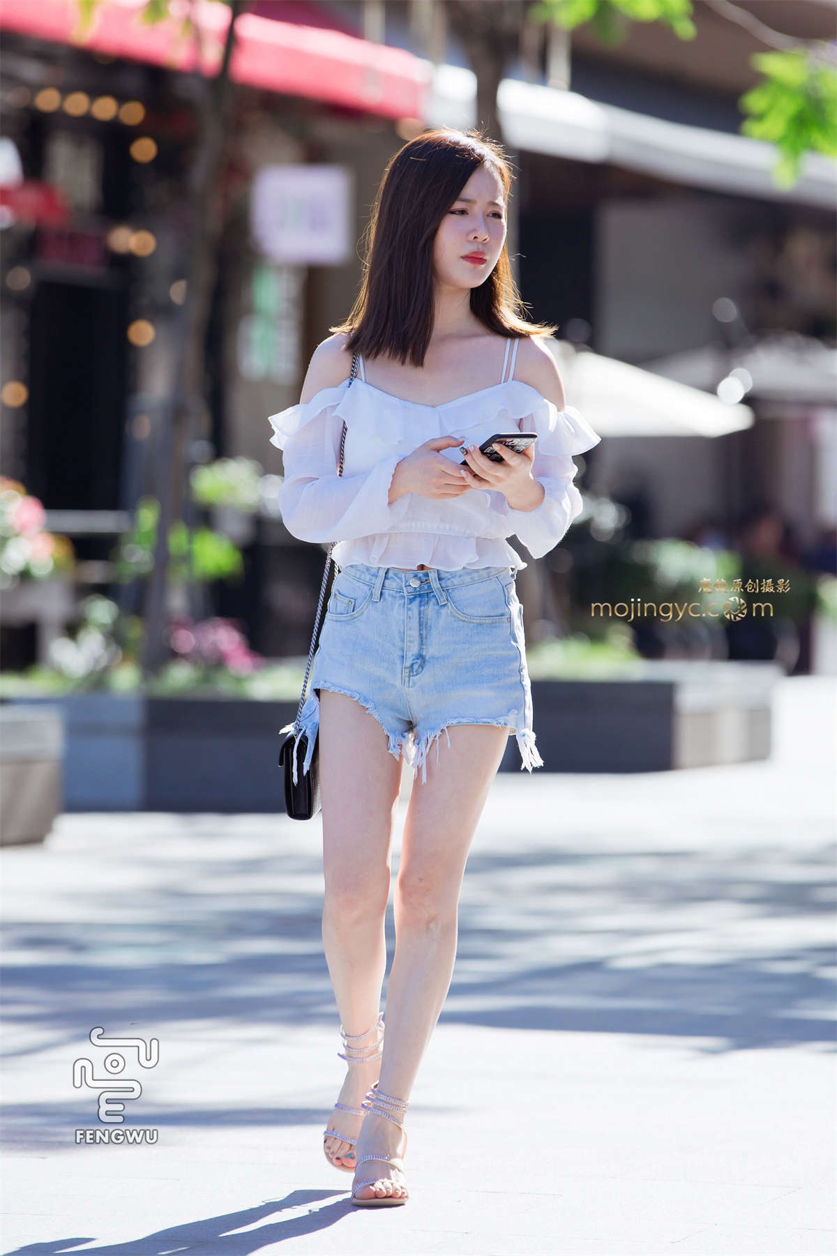 图片[2]-热裤，裸腿，凉高，美女（12）-日更街拍