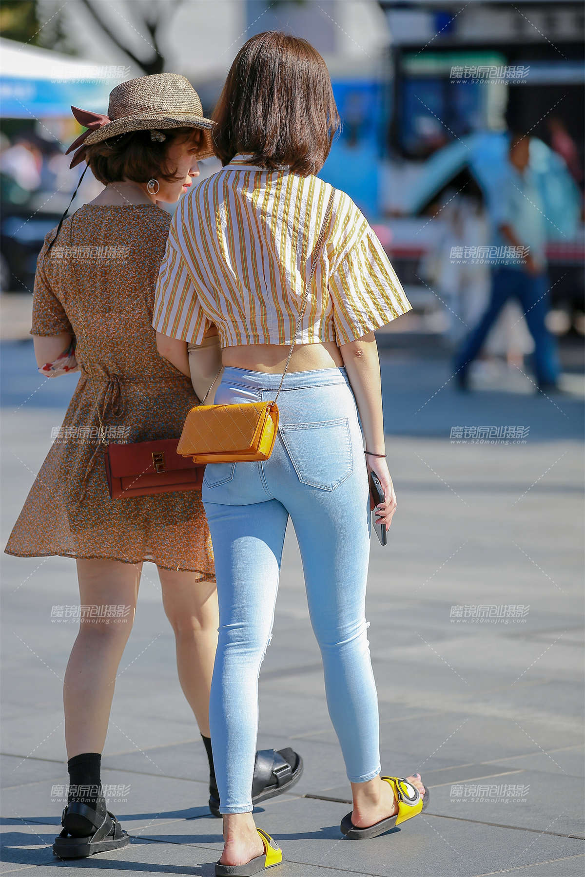 图片[2]-浅蓝牛仔小妹-日更街拍