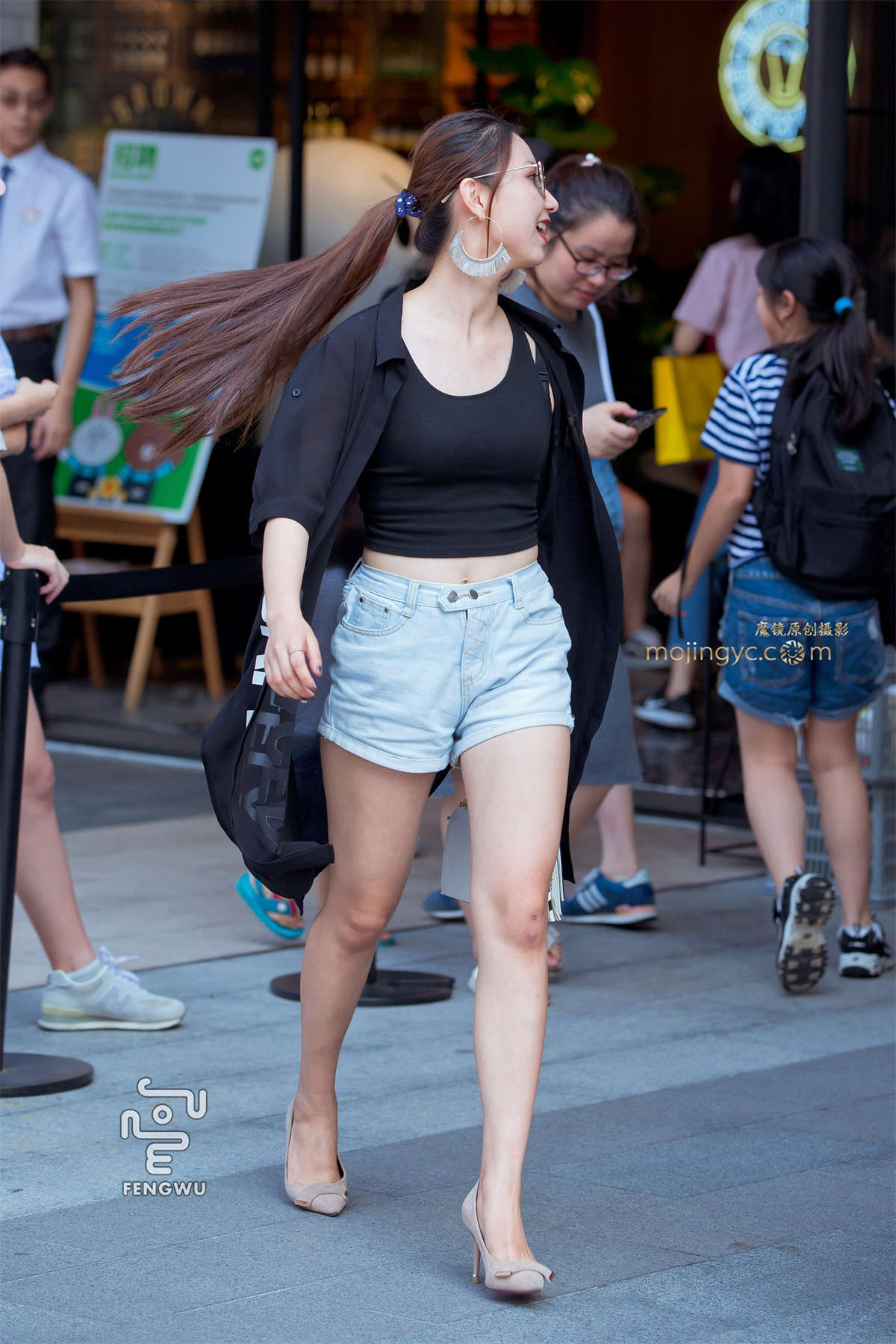 热裤，美腿，高跟（12）-日更街拍