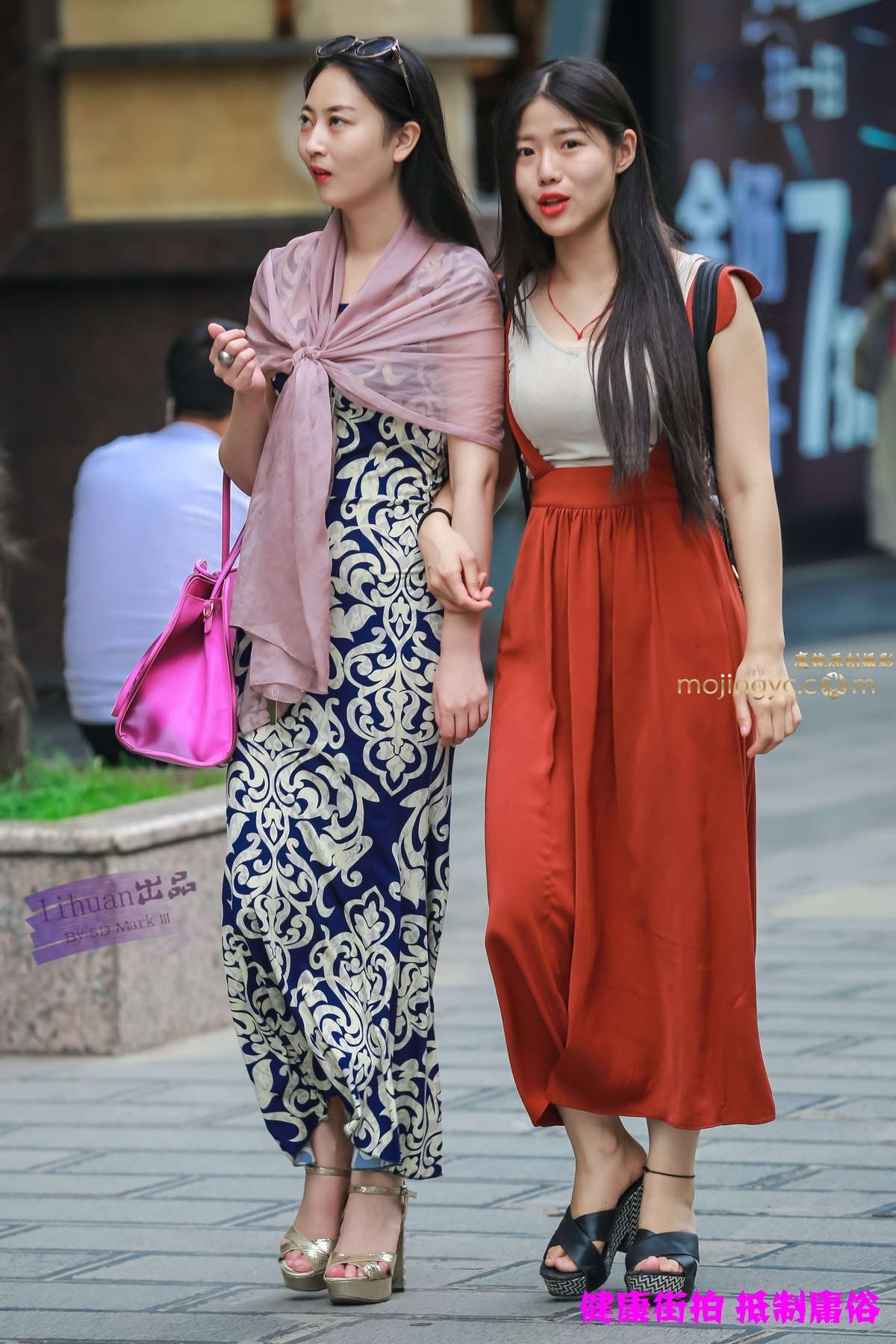 图片[2]-李欢原创-贴身长裙，美女二人组（21P）-日更街拍