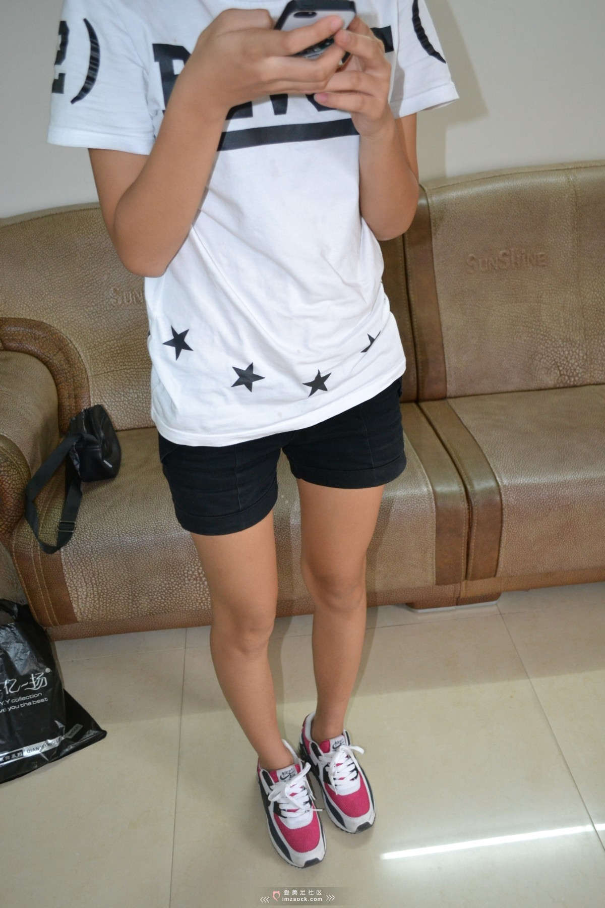 MZSOCK-2018 No.73 热裤美腿 AJ nike 帆布鞋-日更街拍