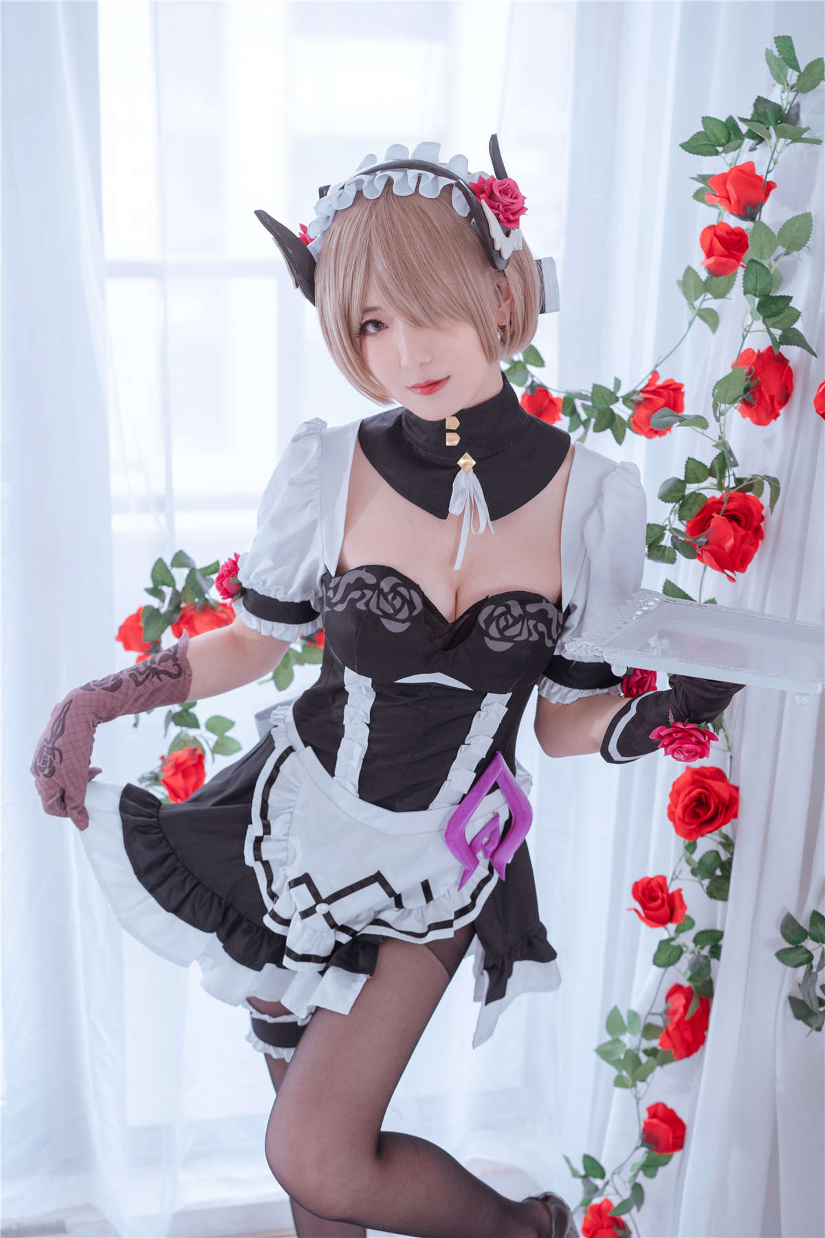 图片[2]-知名动漫博主-弥音音No.26 丽塔 黯蔷薇 1-日更街拍