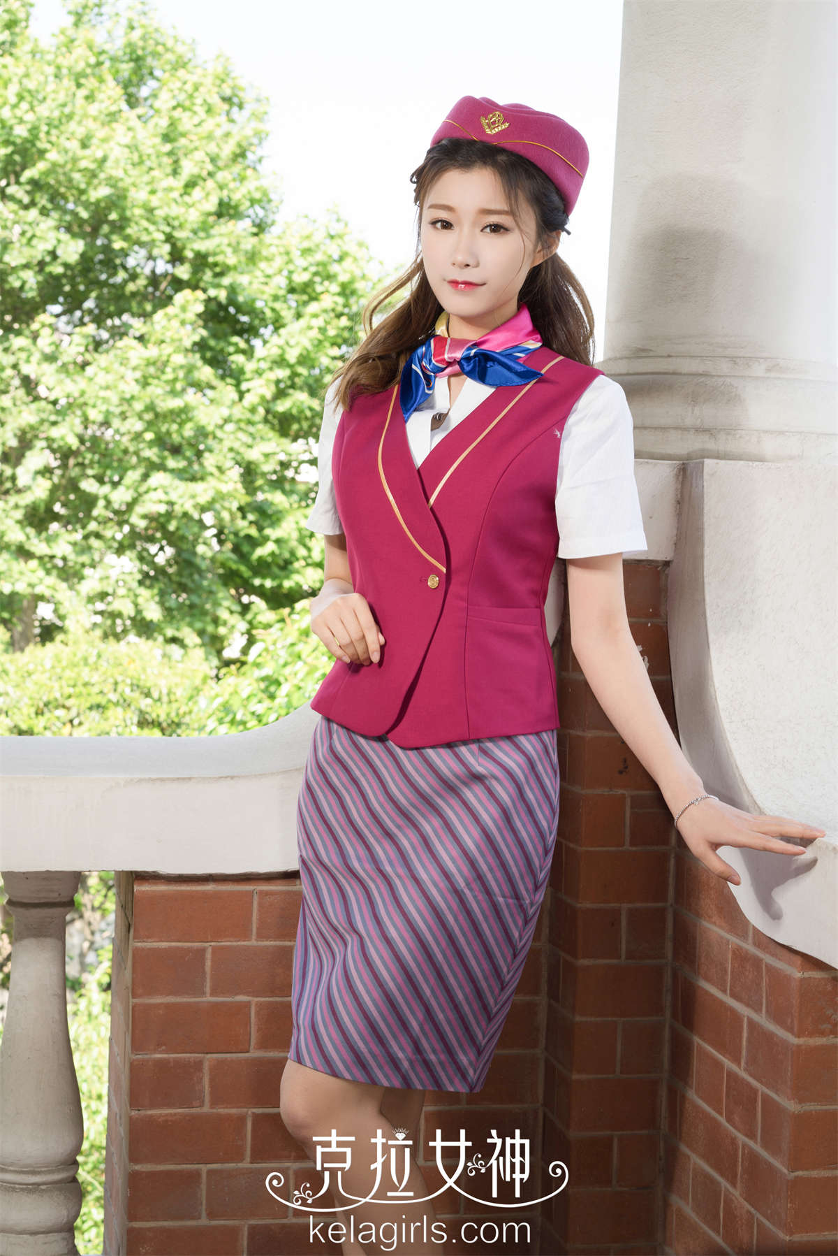 Kelagirls克拉女神 2017.07.17 菲菲 见习空乘插图1