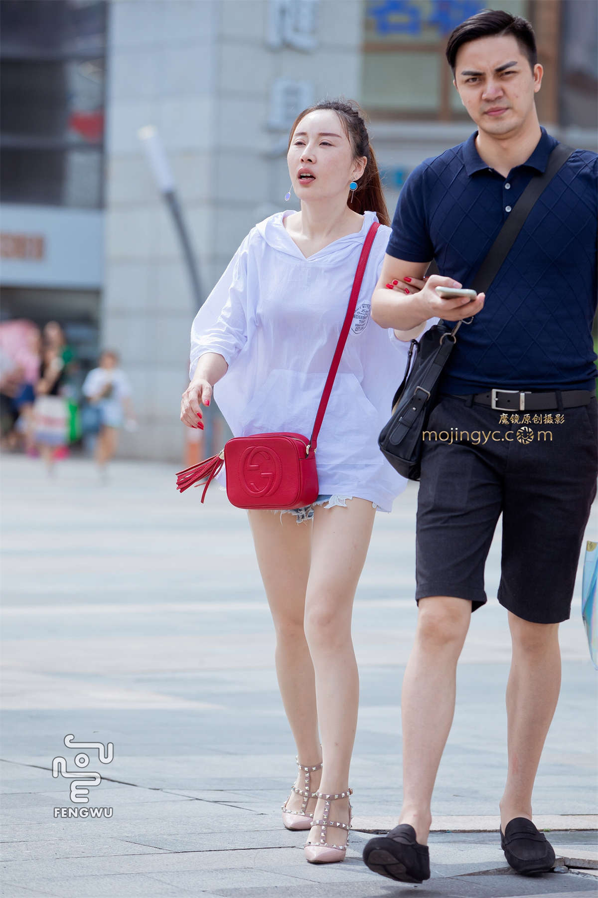 图片[2]-热裤，美腿肉丝，凉高（15）-日更街拍