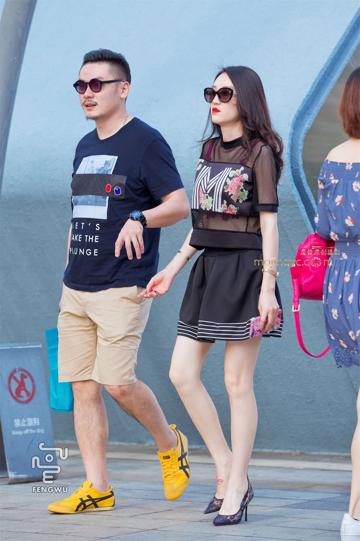 图片[2]-透明连衣短裙，裸腿，高跟（11）-日更街拍