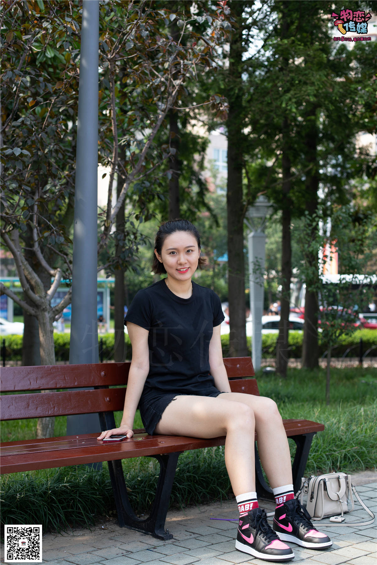 图片[2]-物恋传媒No.034期：卓欢-甜美运动风，AJ登场-日更街拍