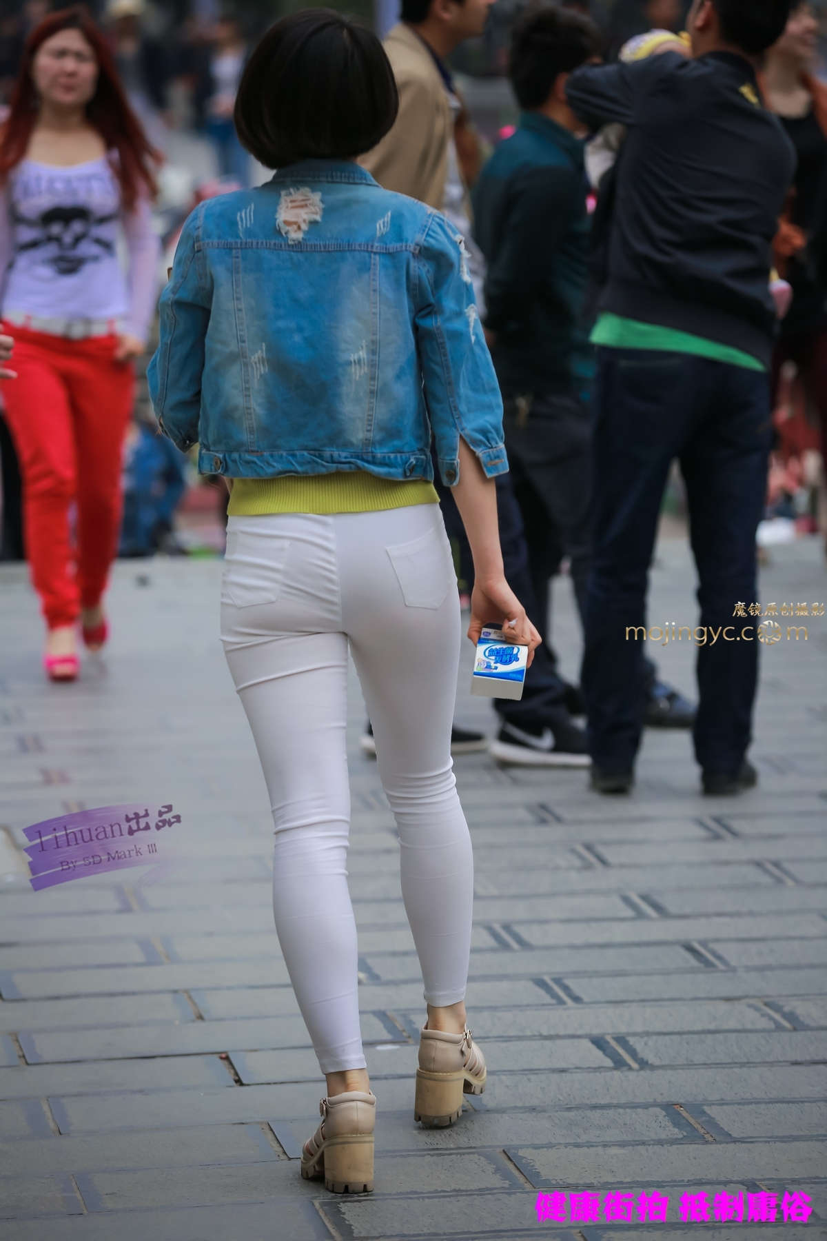 图片[2]-李欢原创-白裤，超丰腴（23P）-日更街拍