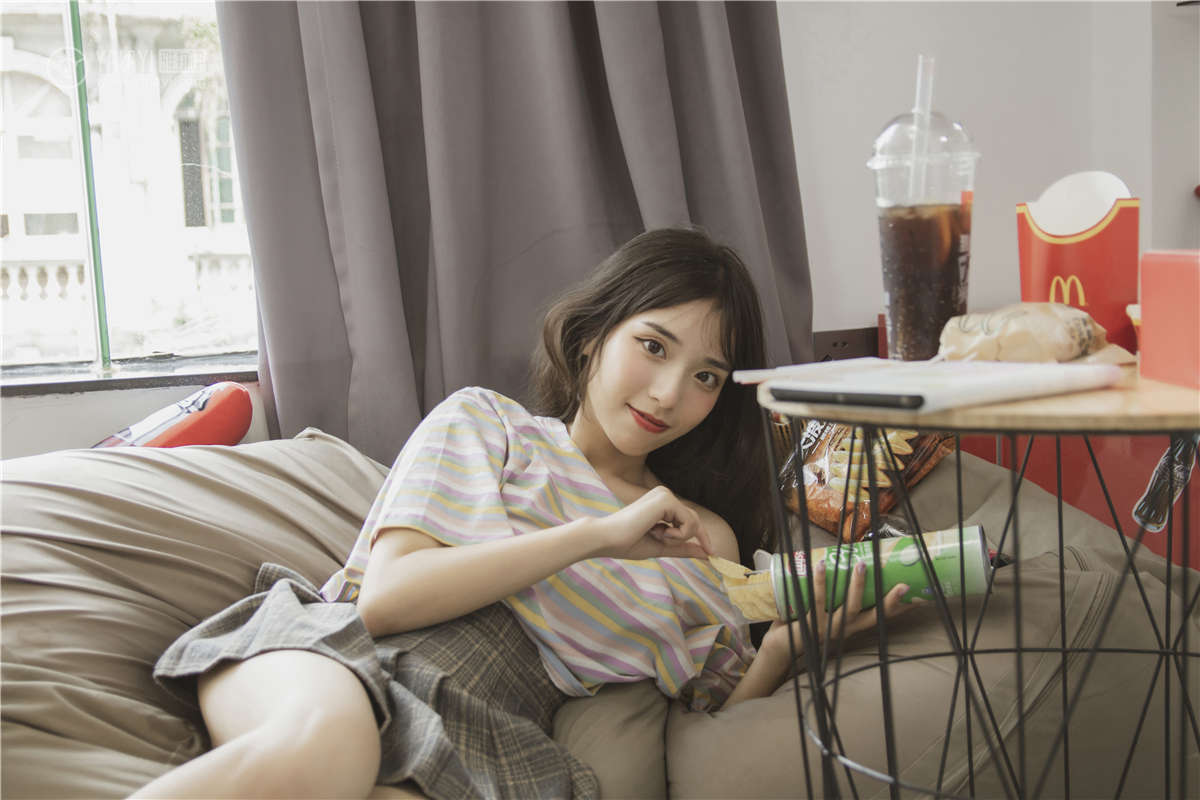 YALAYI雅拉伊 No.340 氧气女孩 阿橙-日更街拍