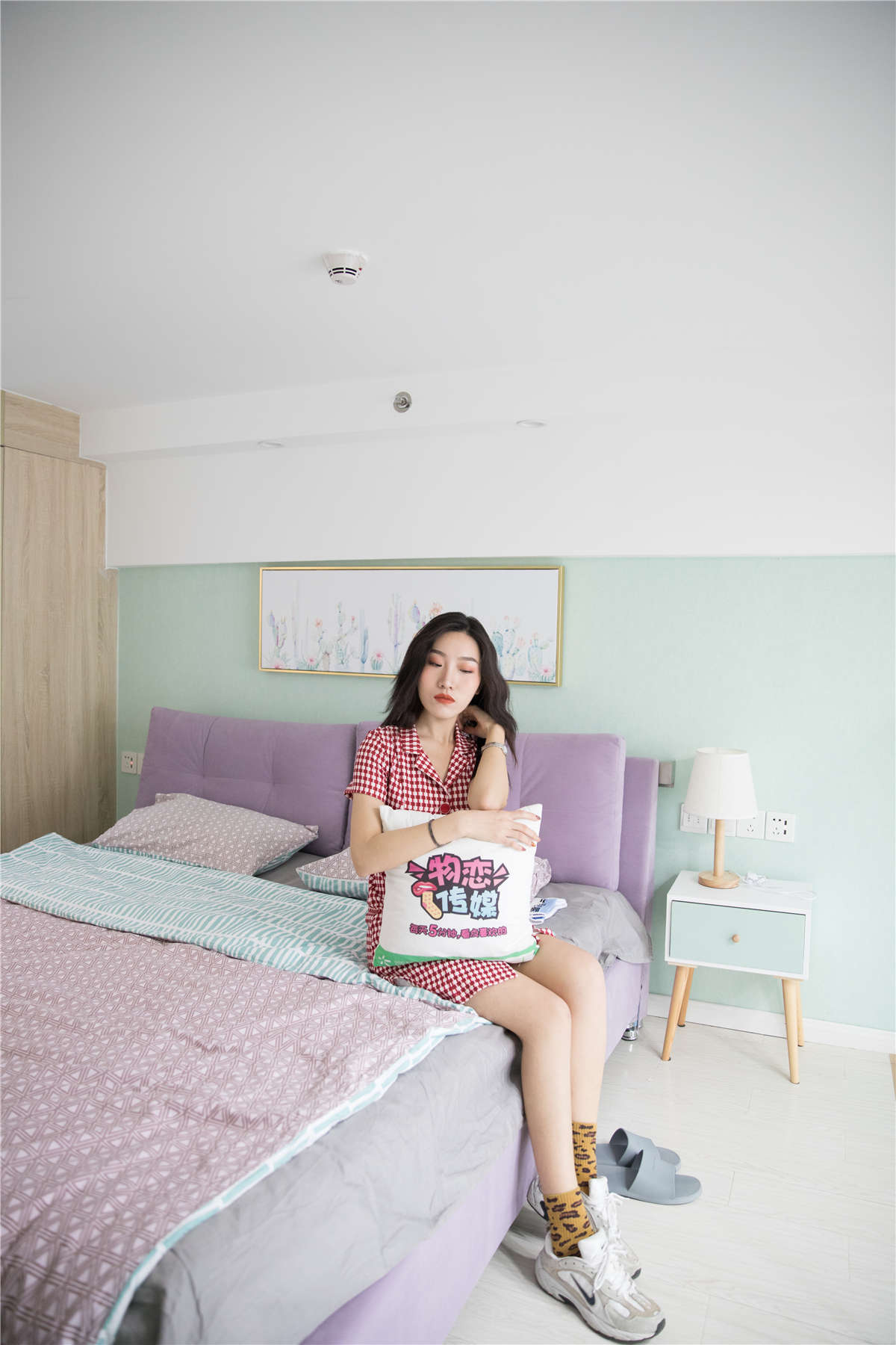 图片[2]-物恋传媒No.138期：语梦-送你一杯鸳鸯奶茶-日更街拍