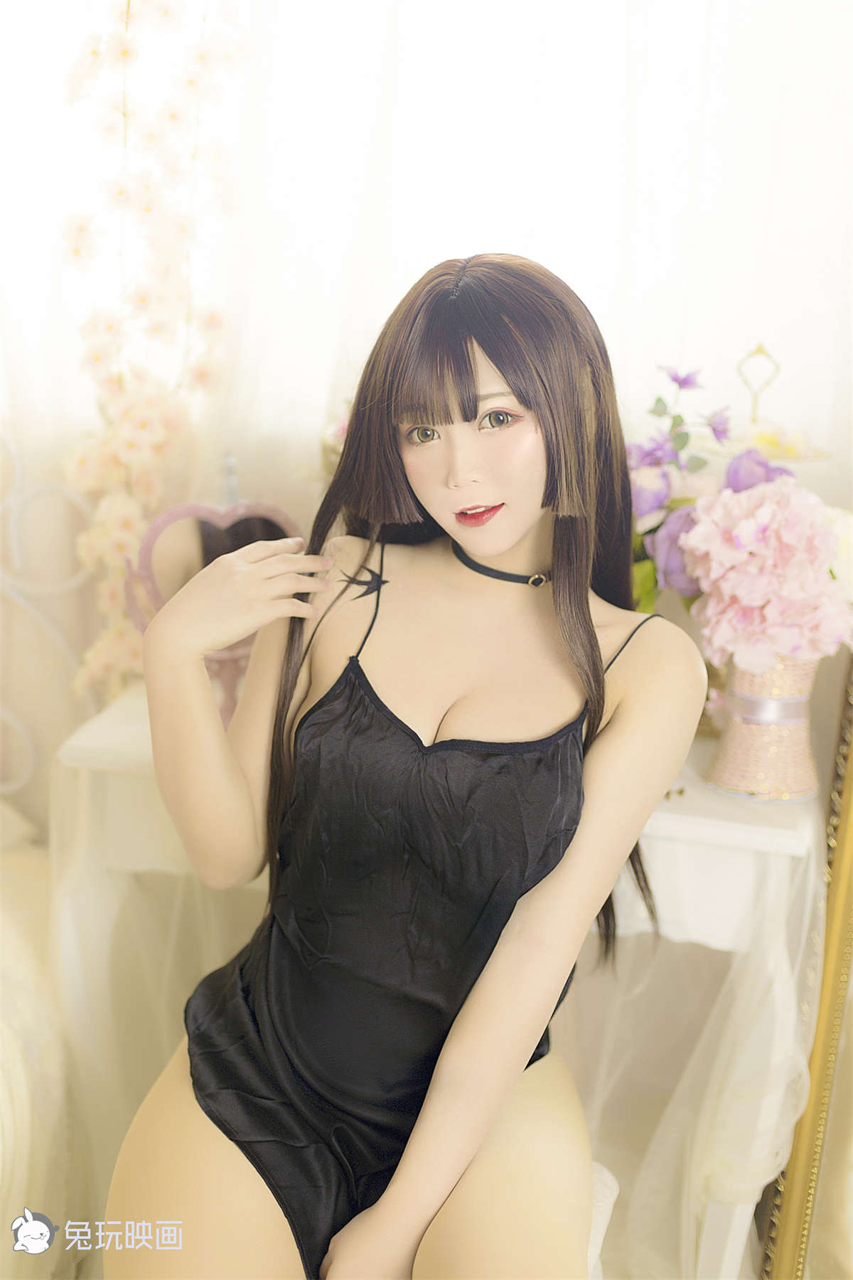 图片[2]-兔玩映画 VOL.036 黑睡衣-日更街拍