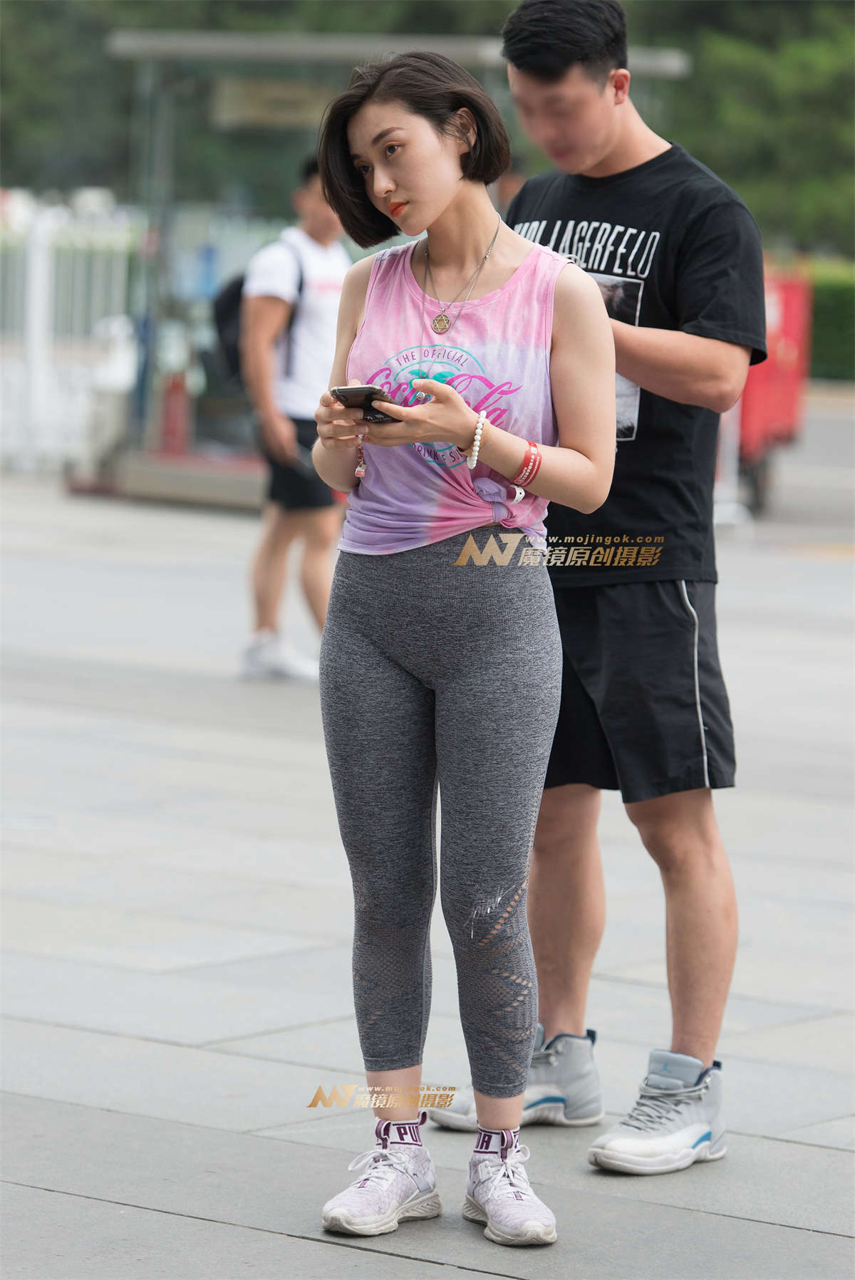 【浅蓝色赛帖】健身出来的好身材-日更街拍