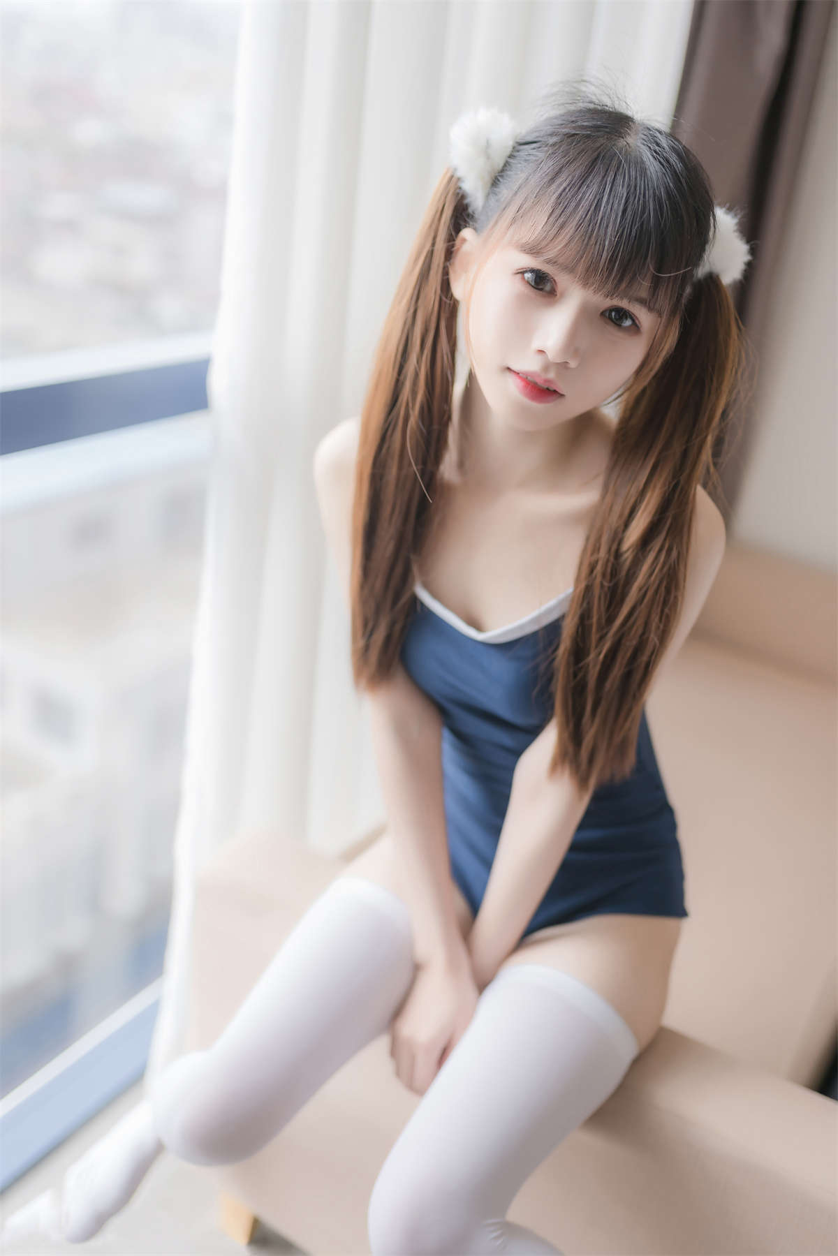 图片[2]-喵糖映画 VOL.036 白丝死库水-日更街拍