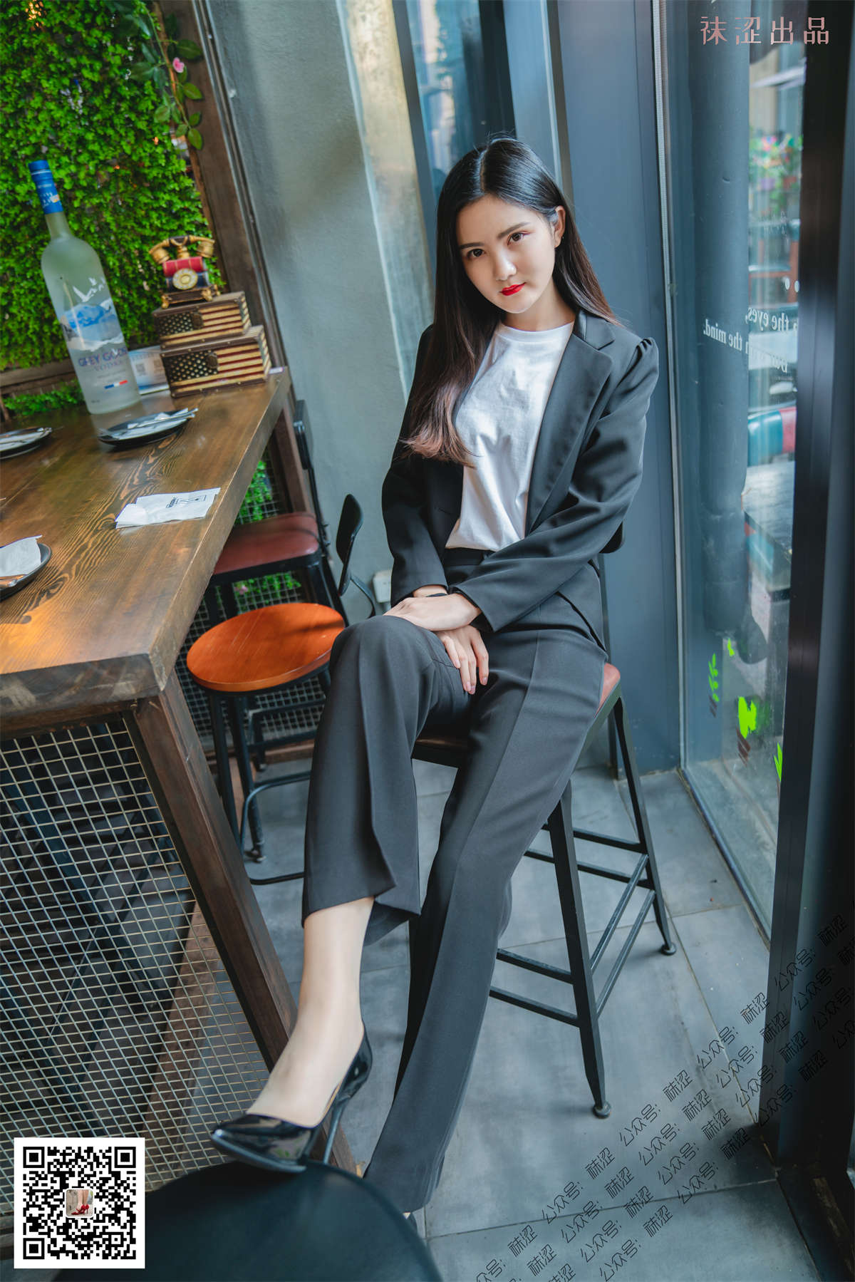 图片[2]-袜涩写真 VOL.044 安妮制服库里丝-日更街拍