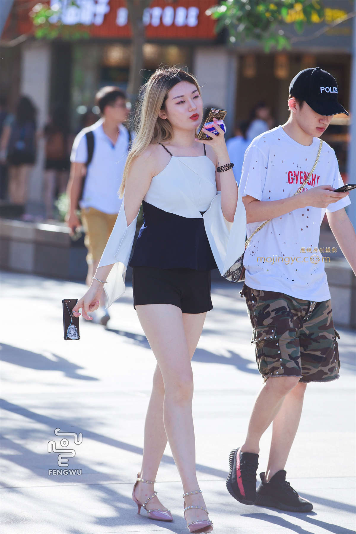 图片[2]-短裤，长腿，凉高-日更街拍