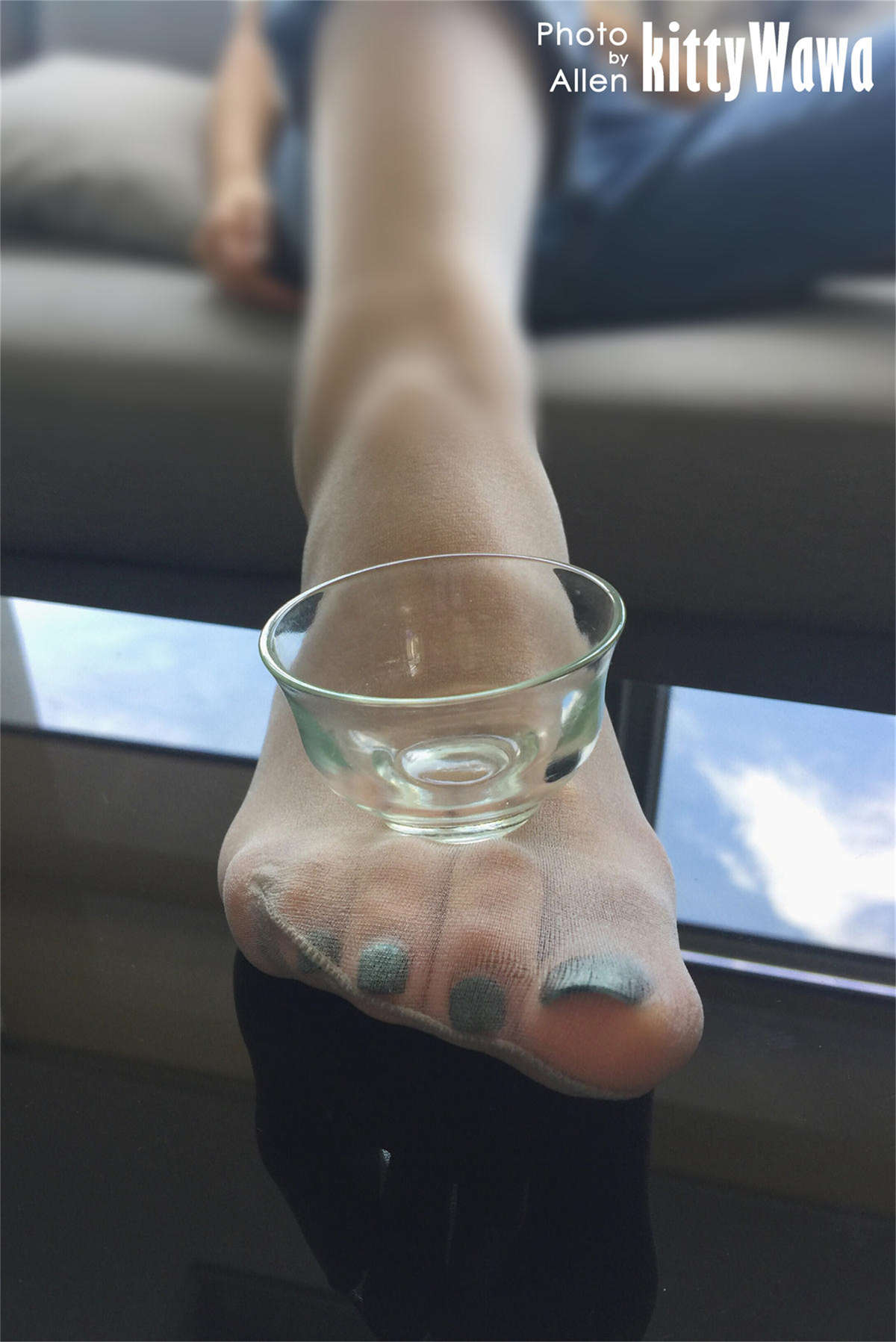 图片[2]-kittyWawa袜小喵 KT001 玩物：茶杯-日更街拍