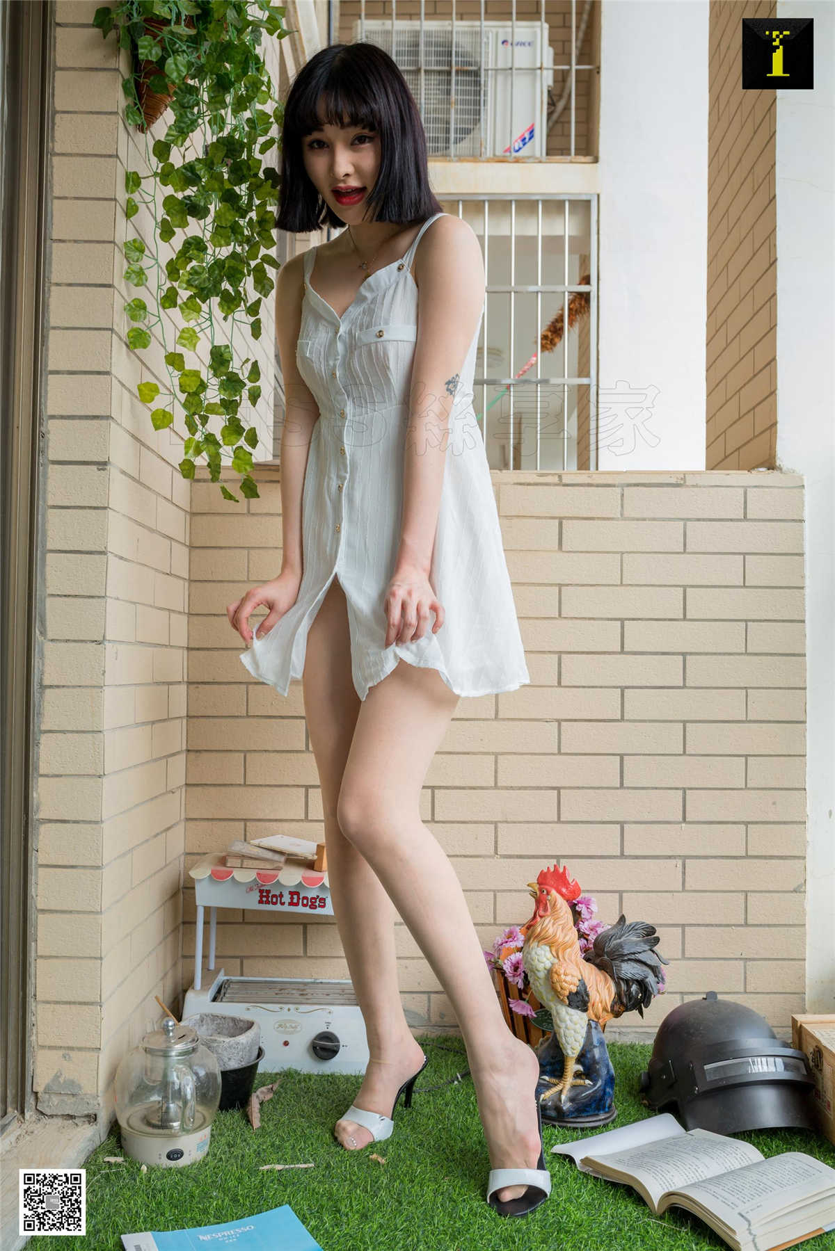 图片[2]-IESS异思趣向 丝享家567期：短发喵姐很调皮喵姐-日更街拍