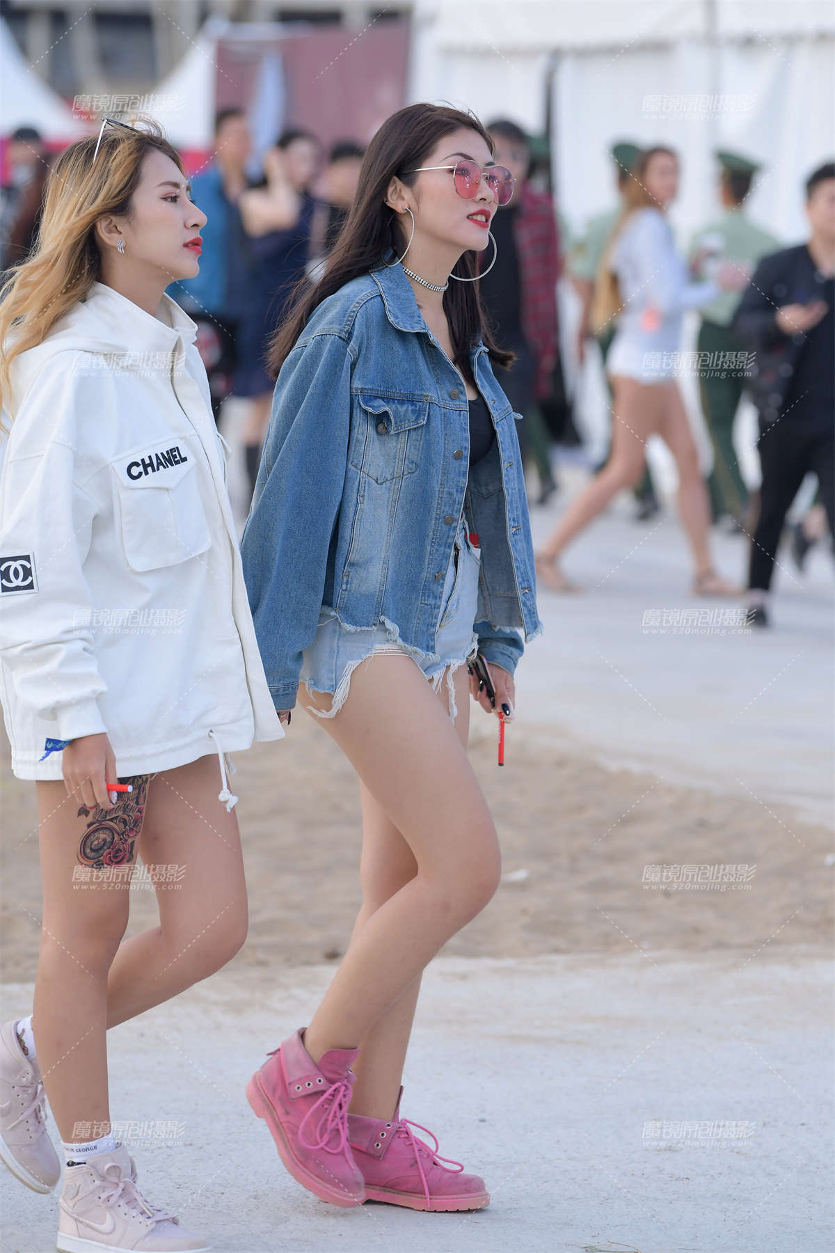 【红石赛帖】性感牛仔狂欢美女-日更街拍