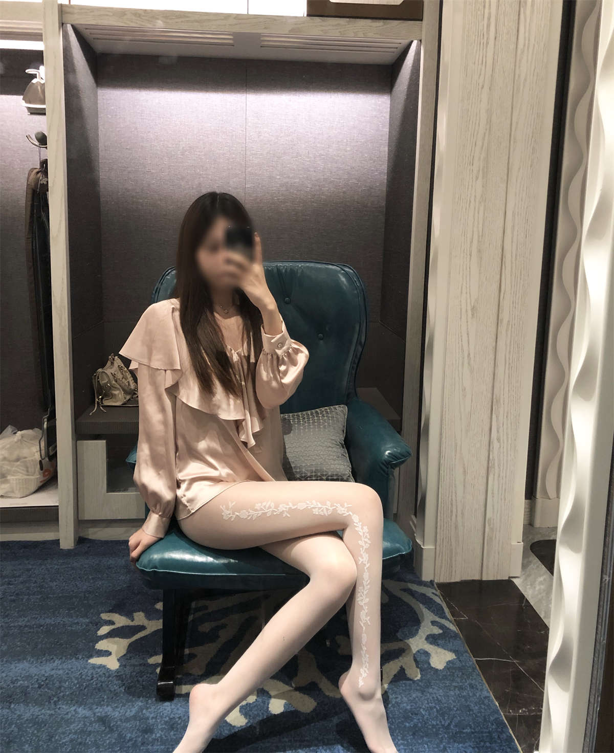 图片[2]-LICCL丽绮映像 NO.001 – 花纹丝-日更街拍