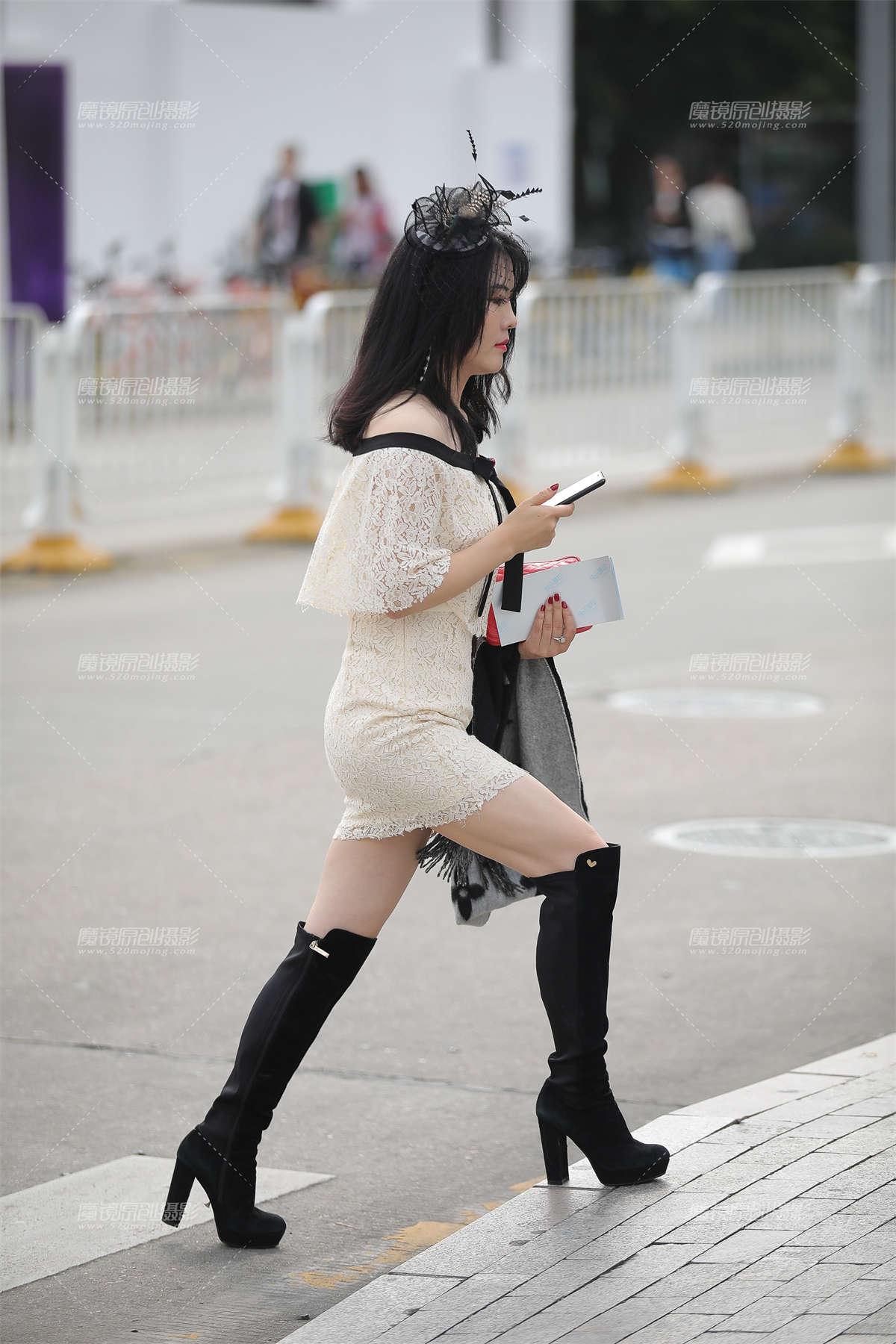 气质姣好的美女-日更街拍