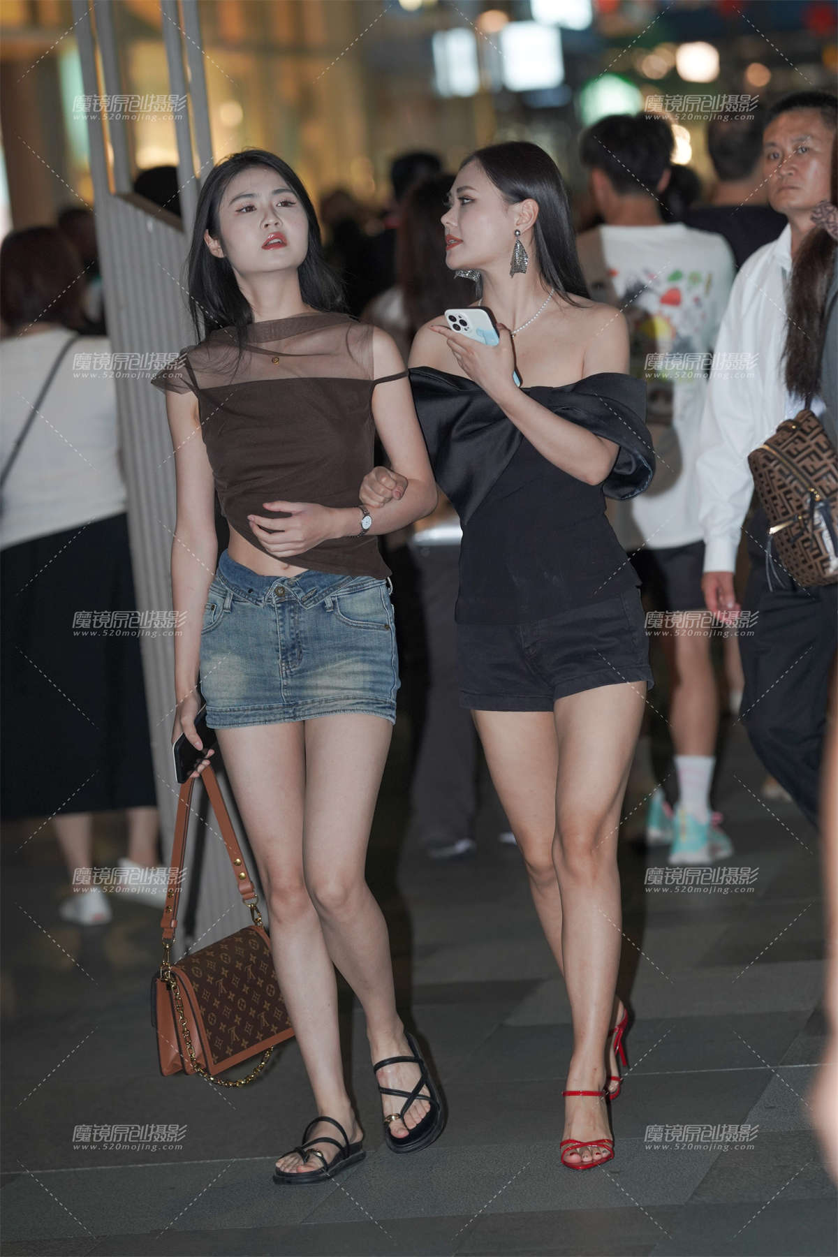 图片[2]-牛仔短裙-日更街拍