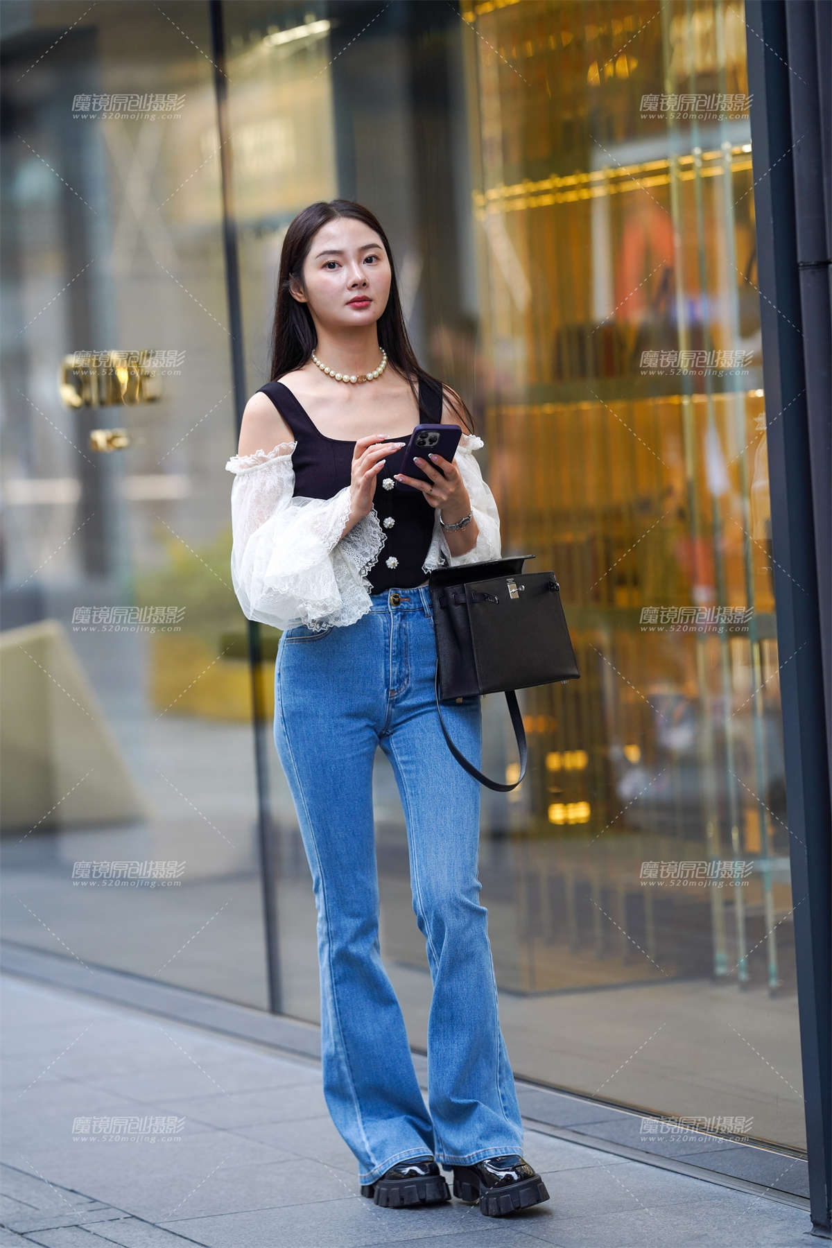 气质牛仔-日更街拍