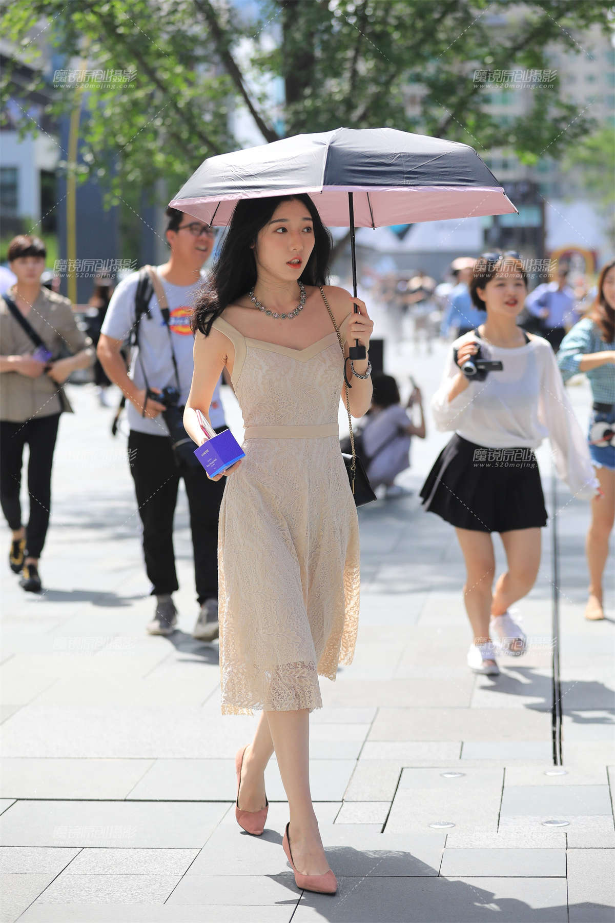 春天的味道 人比桃花美-日更街拍