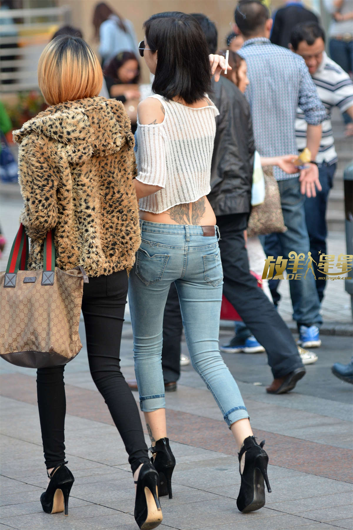 【放羊的星星】牛仔黑色细高【10P】插图1