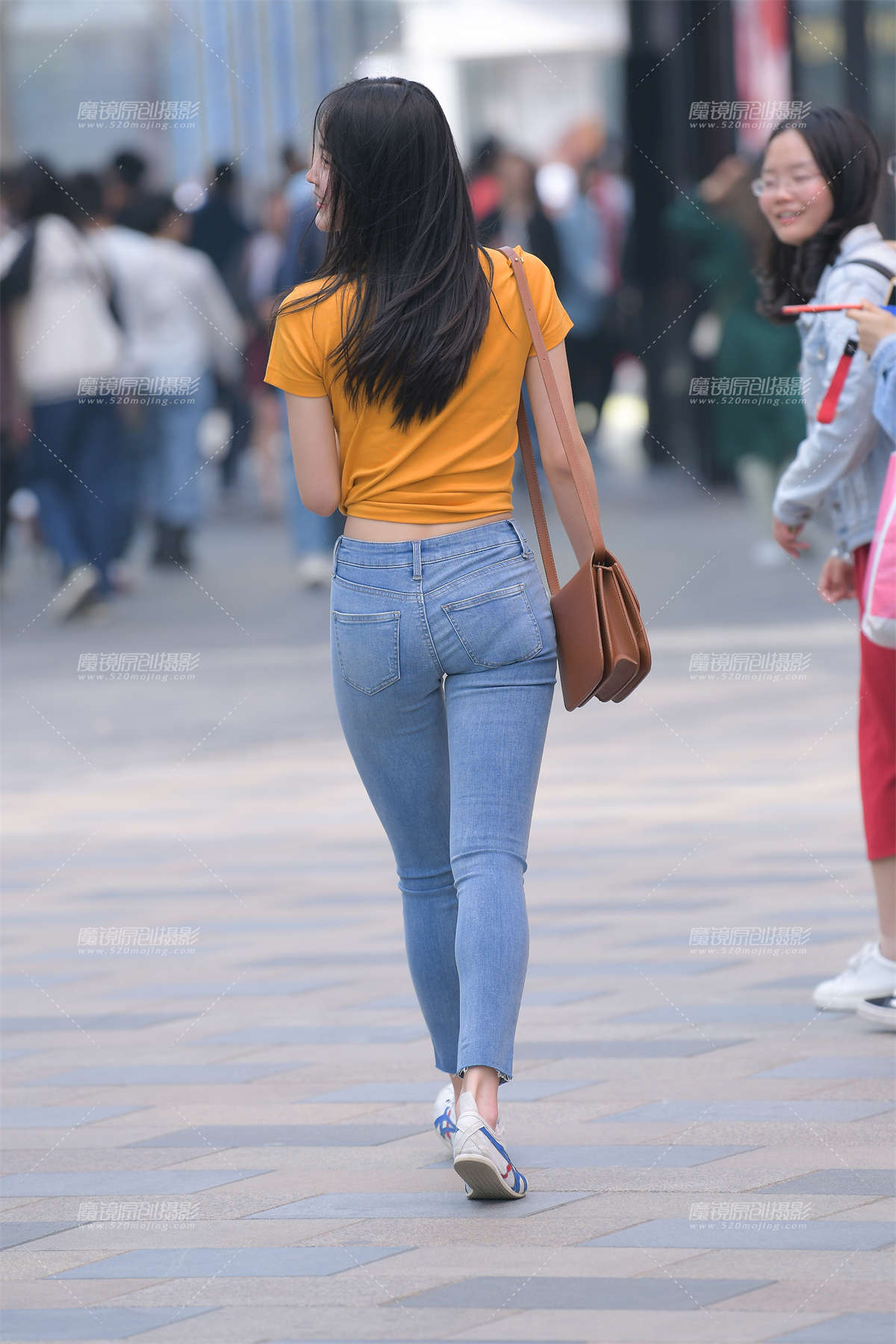 图片[2]-【红石赛贴】气质牛仔美女-日更街拍