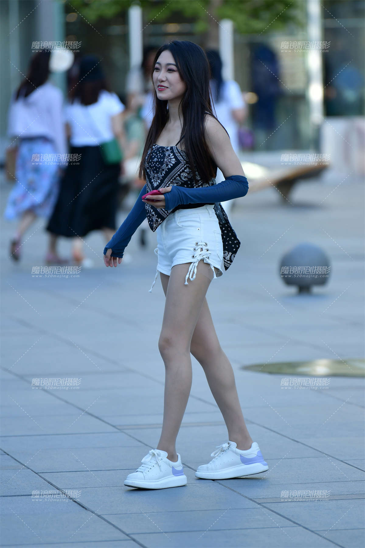 图片[2]-★肉丝袜热裤美女-日更街拍