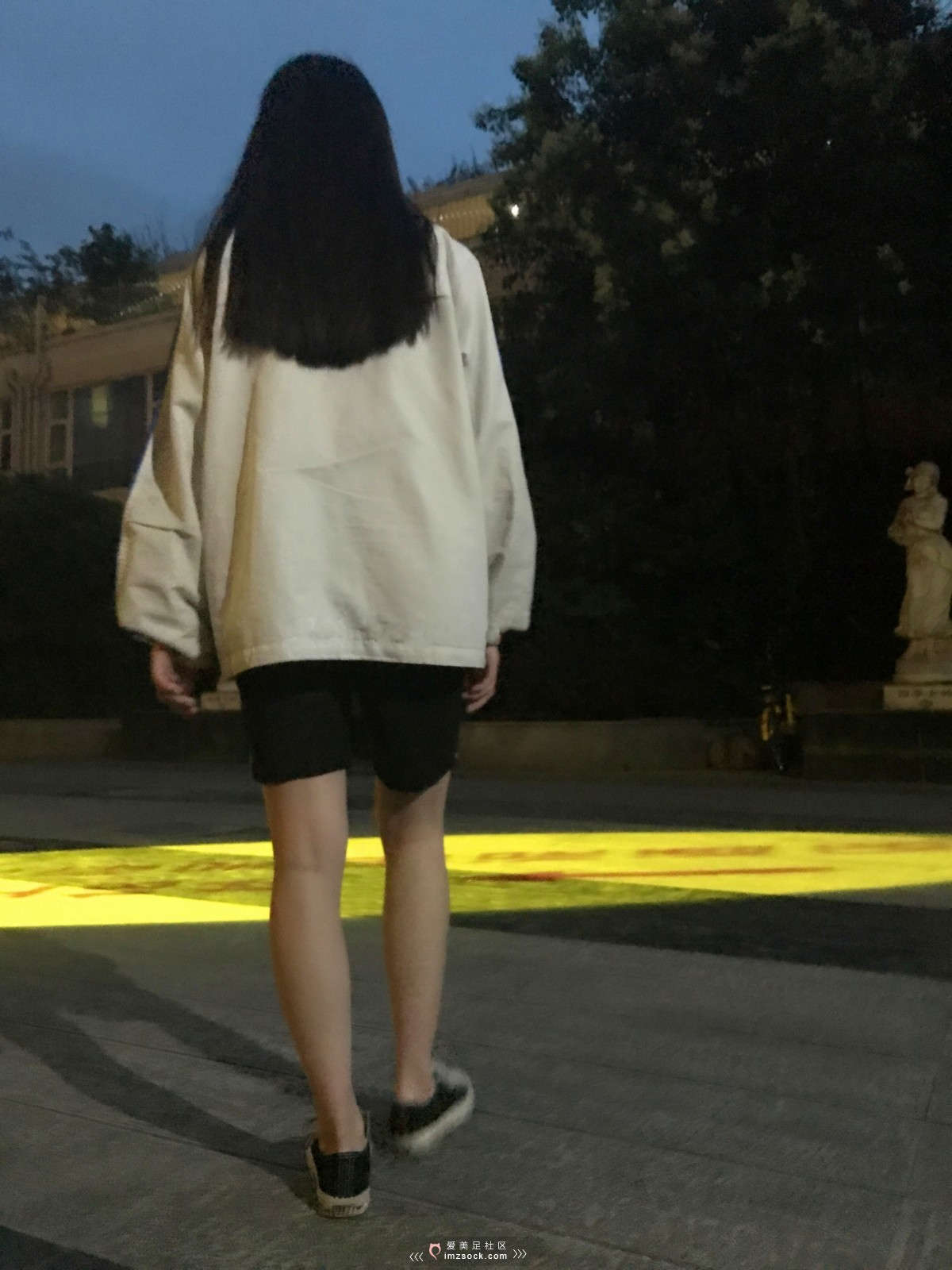 MZSOCK-2018 No.99 深夜路边搭讪船袜帆布鞋女生-日更街拍