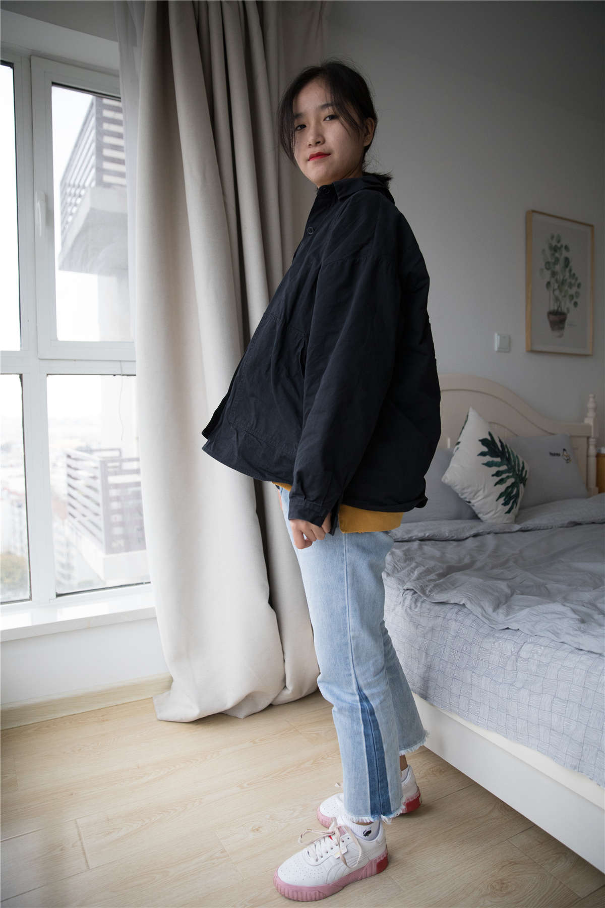 物恋传媒388期：小昭-黄色柠檬草-日更街拍