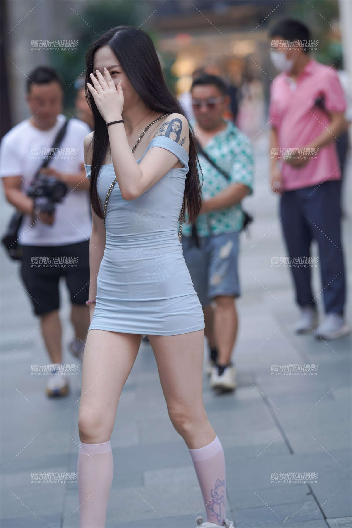 图片[2]-甜美白皙-日更街拍