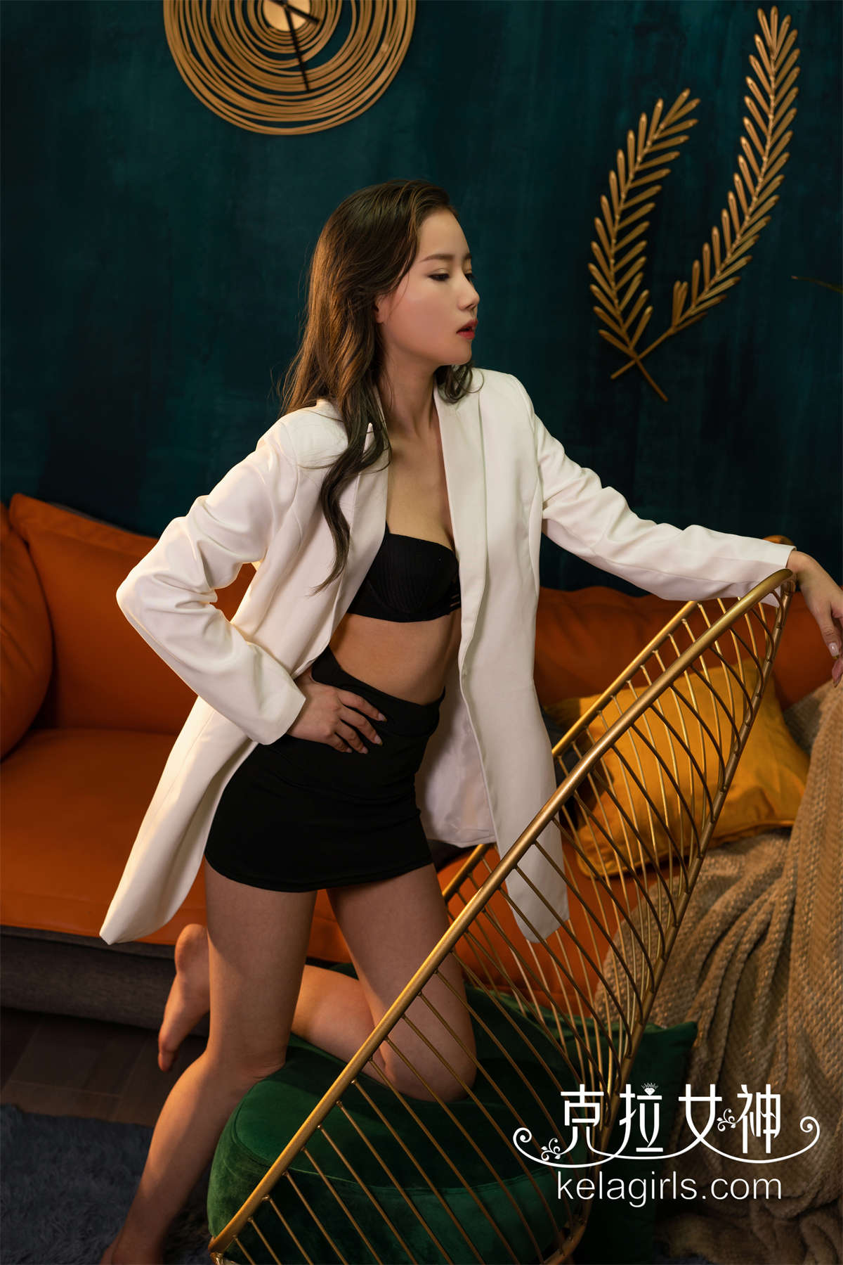 Kelagirls克拉女神 2020.04.03《澄澄夕阳》落落-日更街拍
