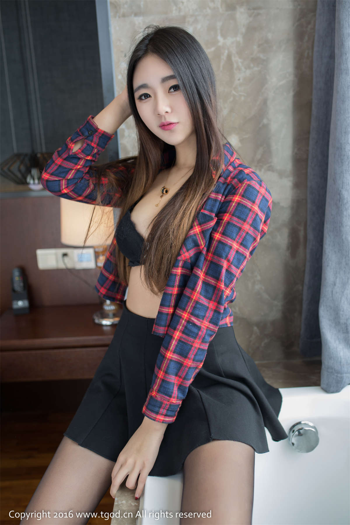 图片[2]-TGOD推女神 2016.02.17 甜心萝莉 可乐Vicky-日更街拍