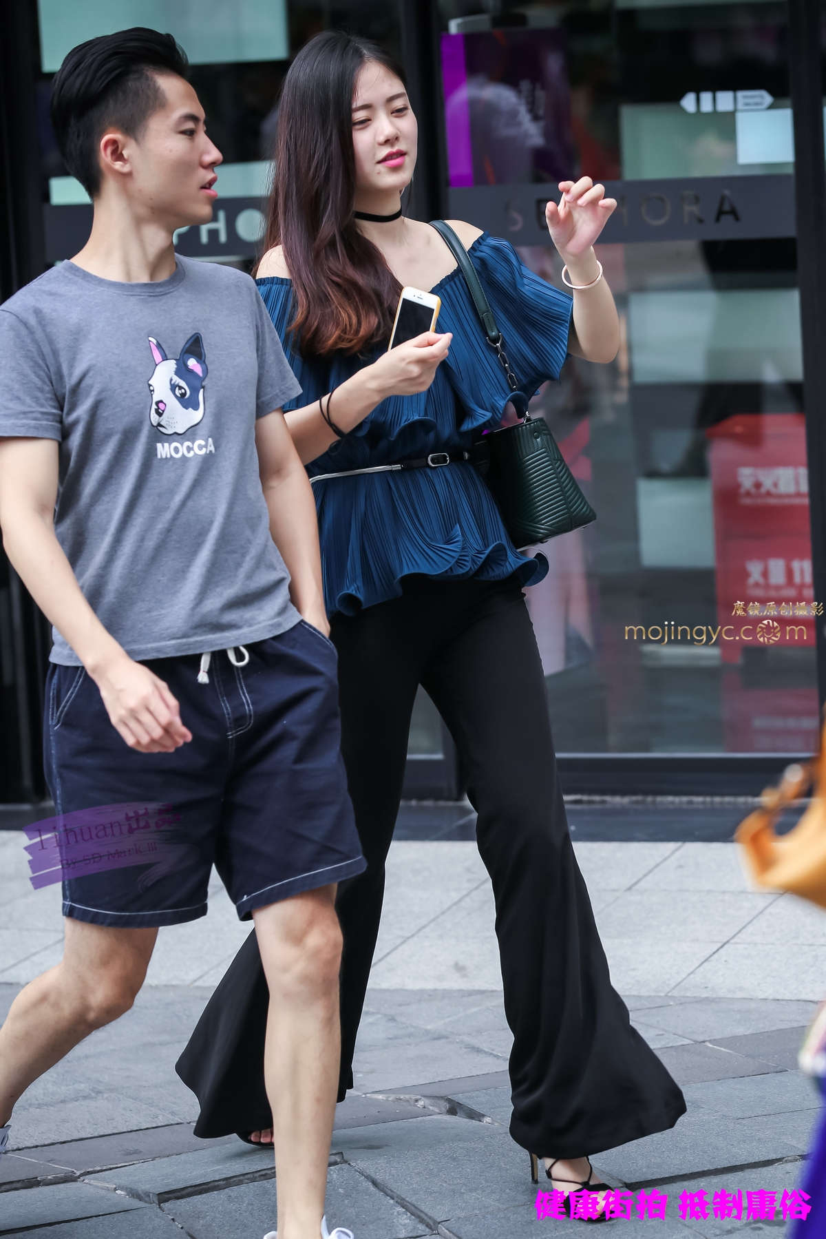 图片[2]-李欢原创-黑裤，美女（18P）-日更街拍