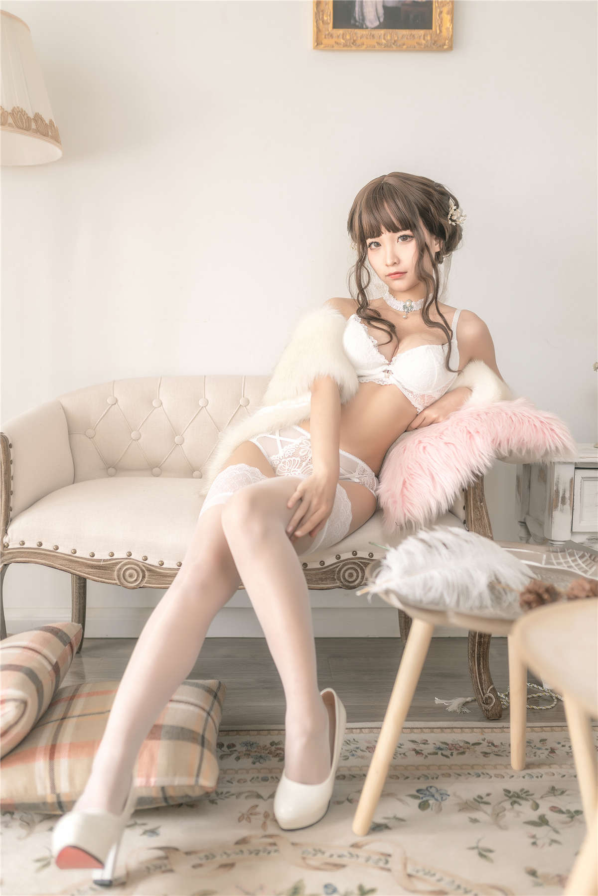 图片[2]-知名动漫博主-蠢沫沫 新毛披肩套-日更街拍