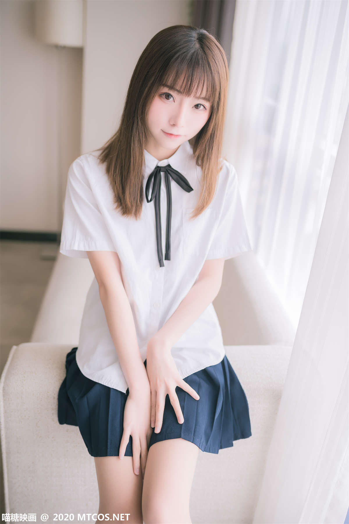 喵糖映画 JKL.012 夏季校服JK制服-日更街拍