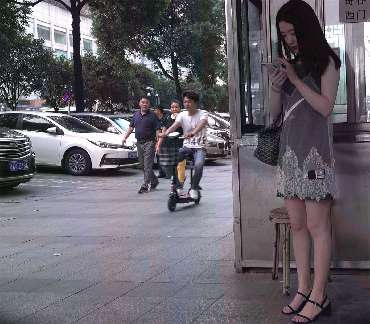 凉高跟，美足系列 1-日更街拍