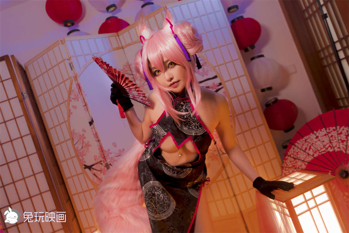 图片[2]-兔玩映画 B99.008 玉藻前旗袍-日更街拍