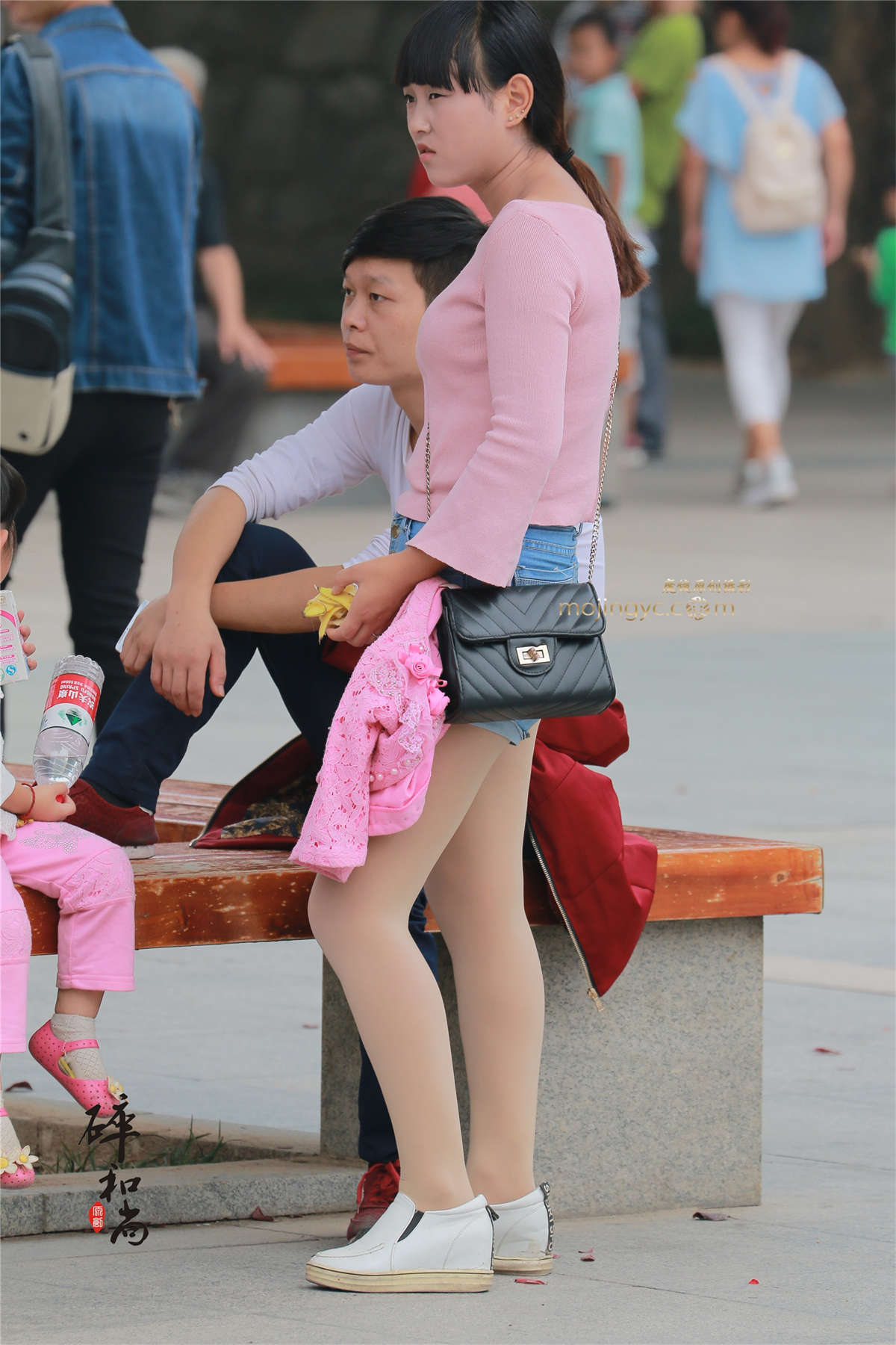 肉丝很圆......（15P）-日更街拍