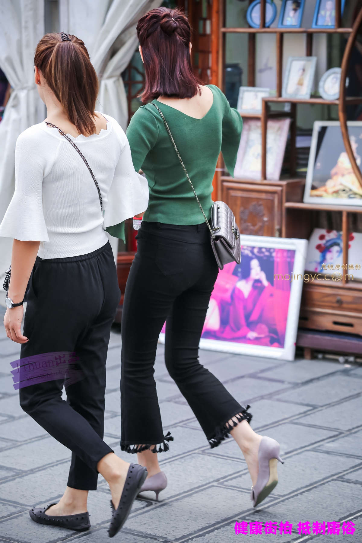 图片[2]-李欢原创-好闺蜜，当街换鞋（15P）-日更街拍