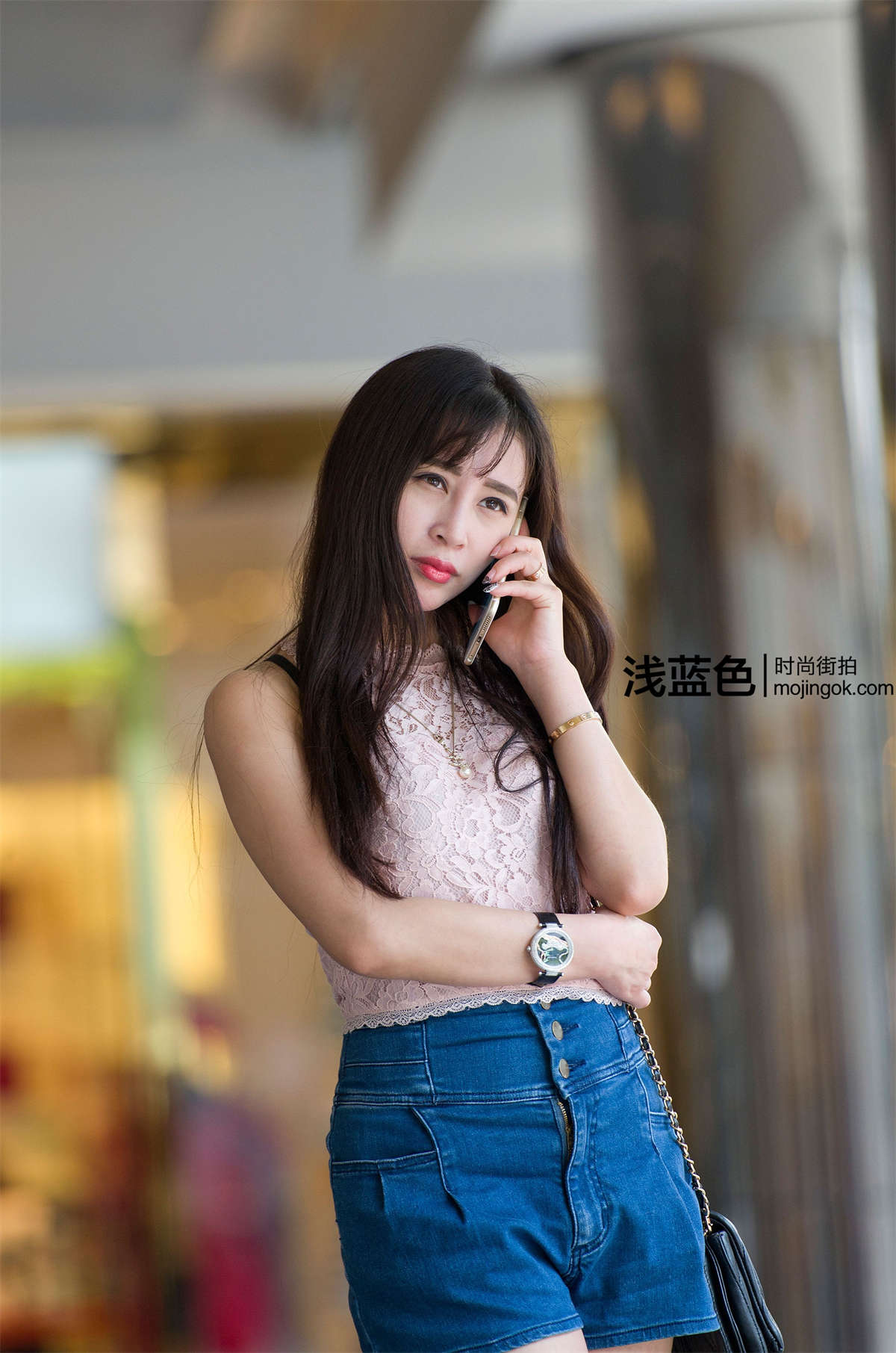 图片[2]-蕾丝 牛仔（14p）-日更街拍