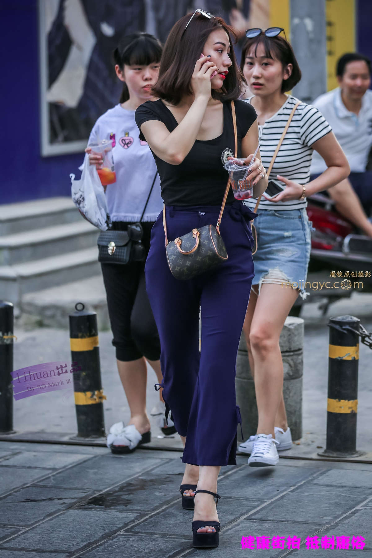 图片[2]-李欢原创-黑T紫裤，丰腴少妇（19P）-日更街拍