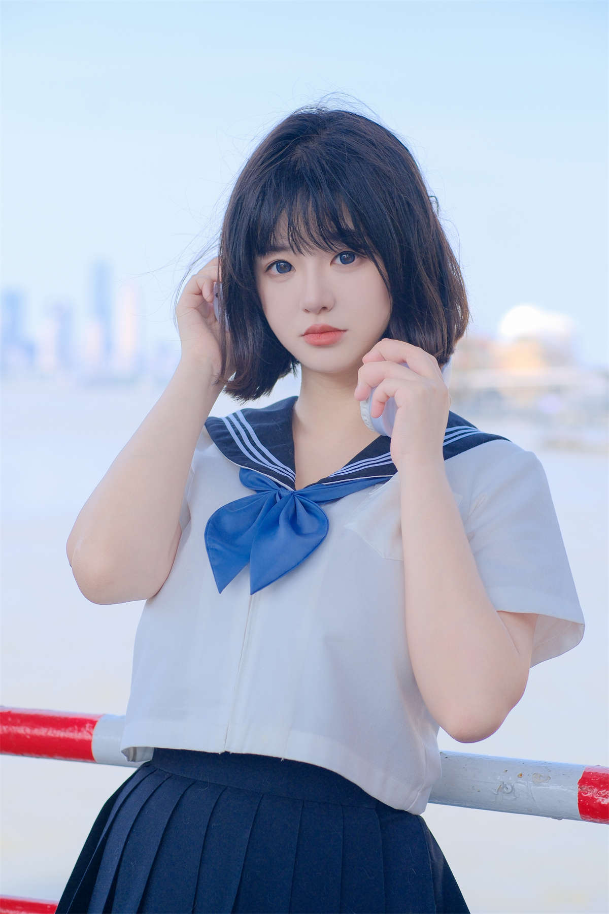 YITUYU艺图语 2024.06.19 蔚蓝心事 不可爱的禾禾喵-日更街拍