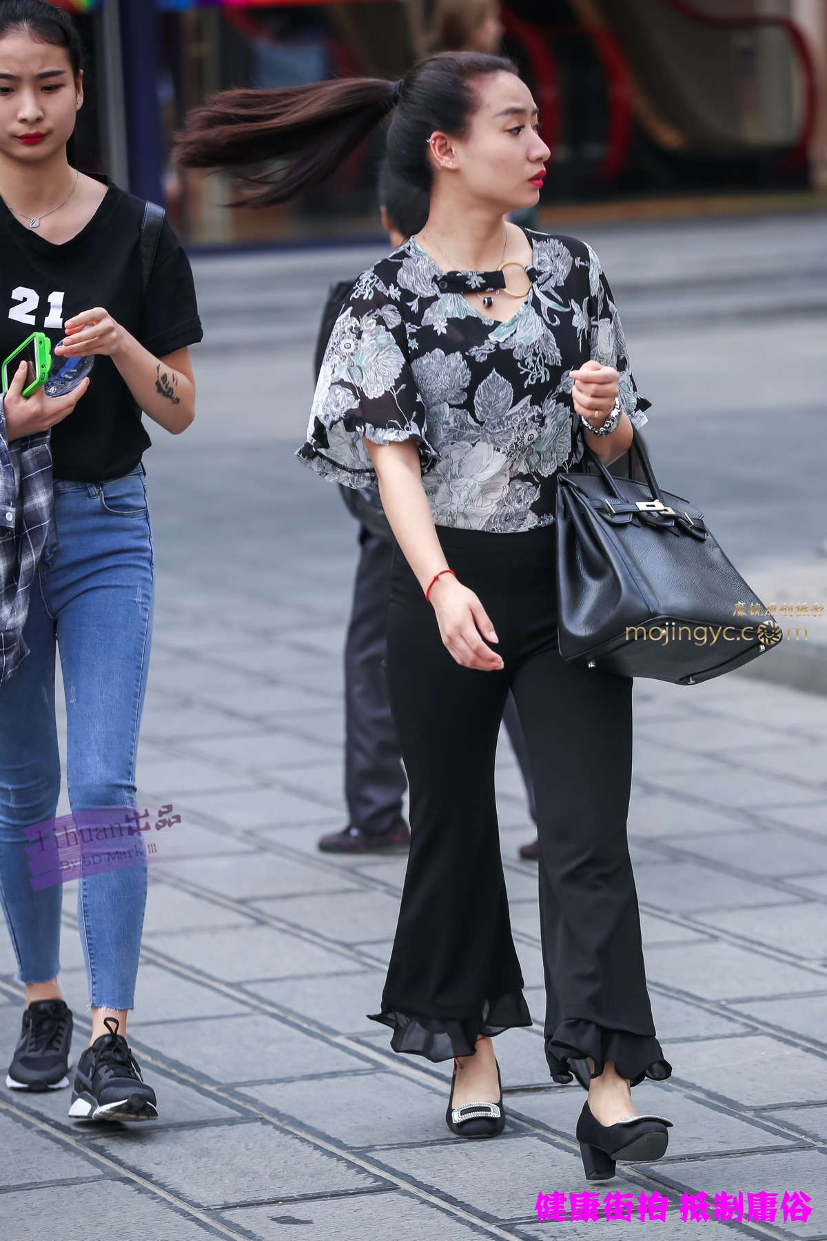 图片[2]-李欢原创-黑裤，超丰腴（14P）-日更街拍