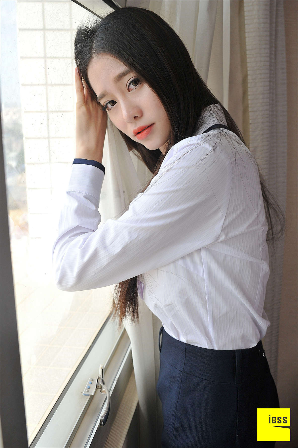 图片[2]-IESS异思趣向 丝足便当030期：肉丝优足露趾高跟 馨月-日更街拍