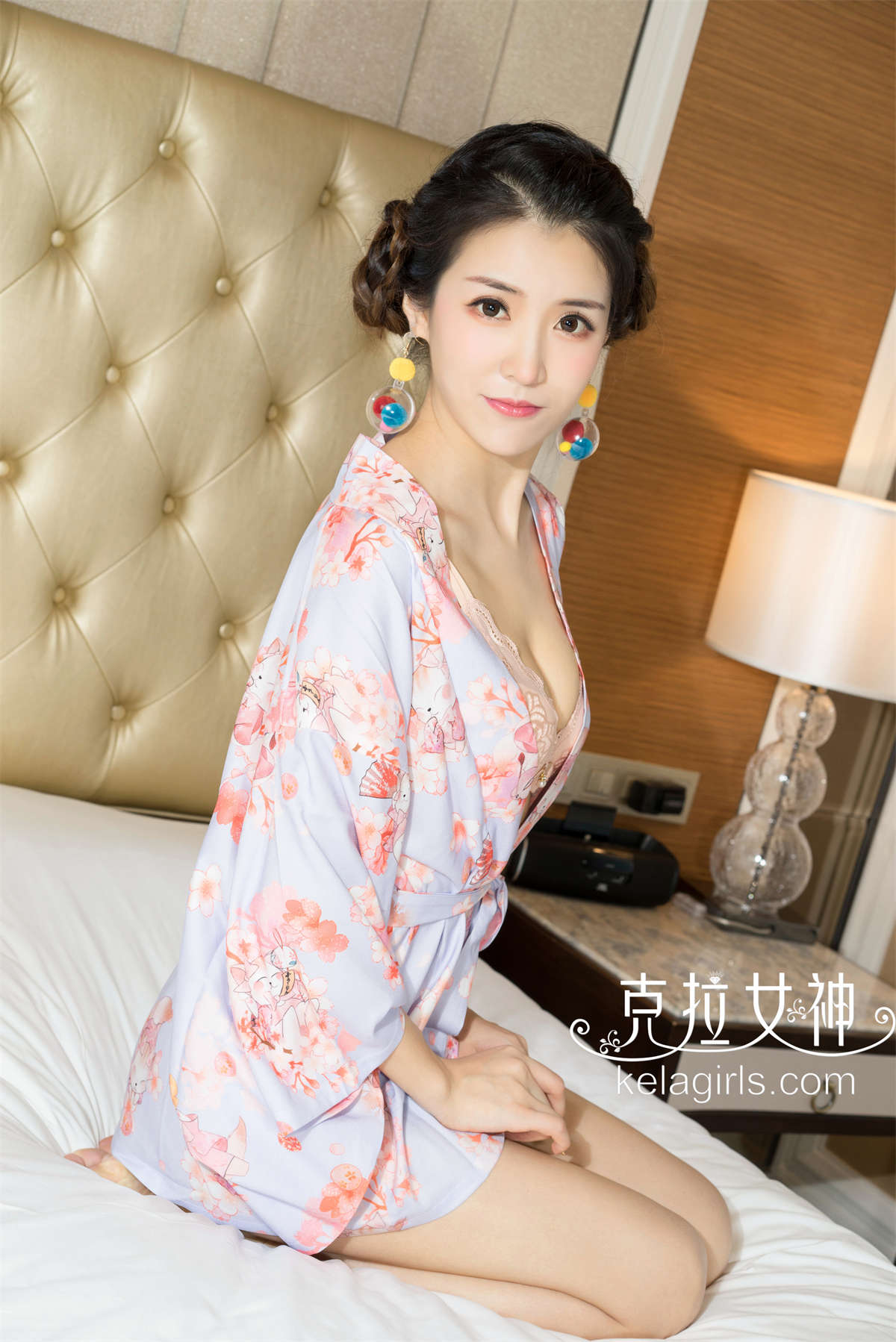 Kelagirls克拉女神 2018.07.16《浪漫樱花》恬恬-日更街拍